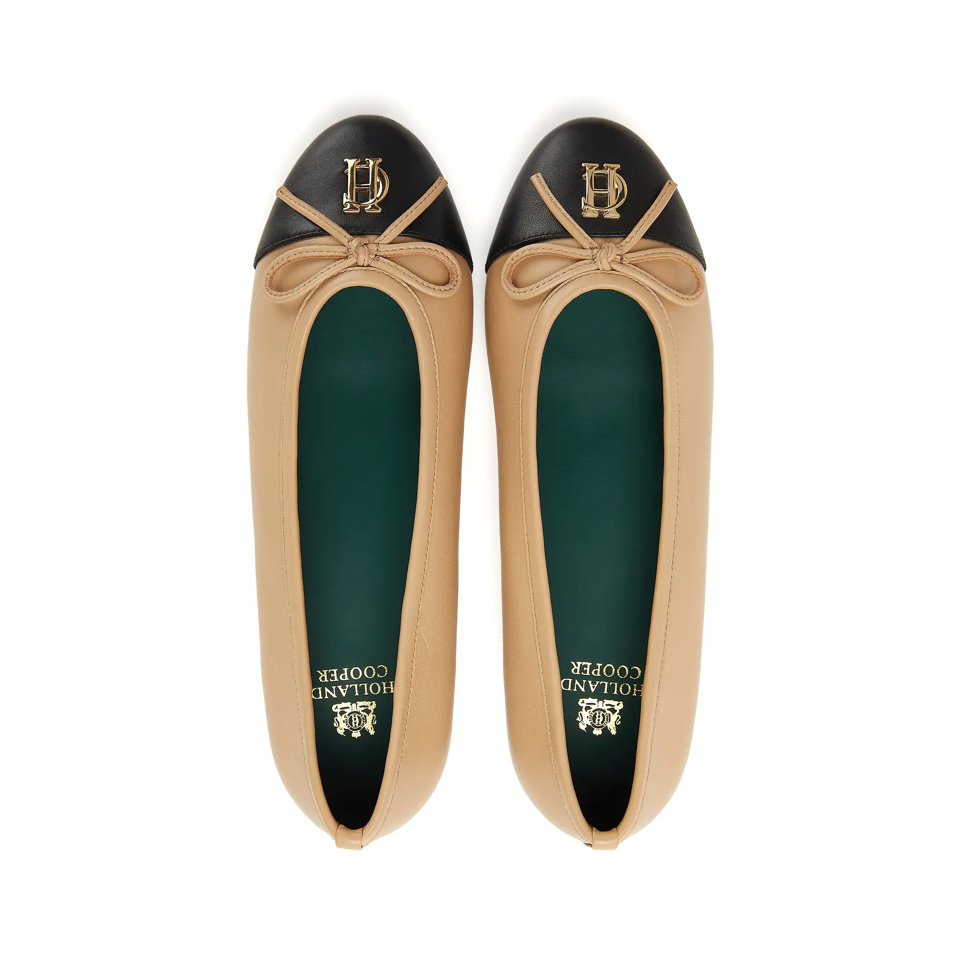 Product image 8 of 8 of Holland Cooper Women's Ballet Shoes - Nude Black