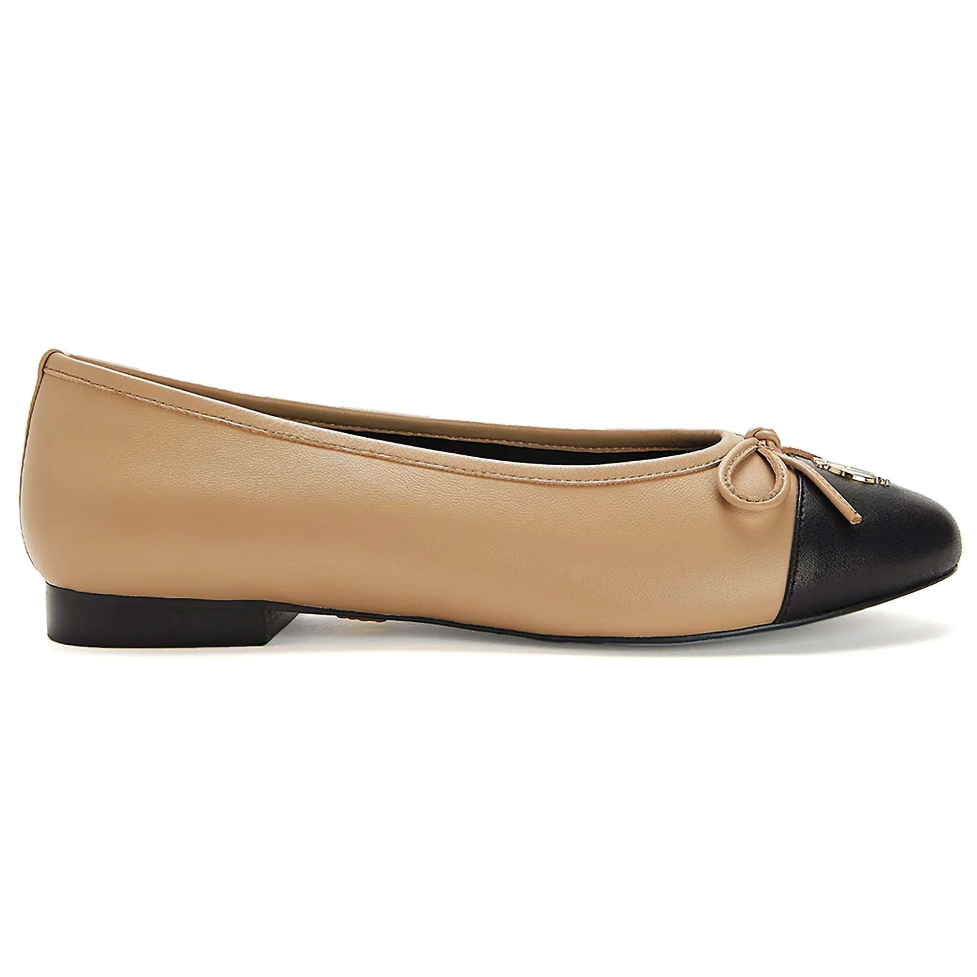 Product image 1 of 8 of Holland Cooper Women's Ballet Shoes - Nude Black