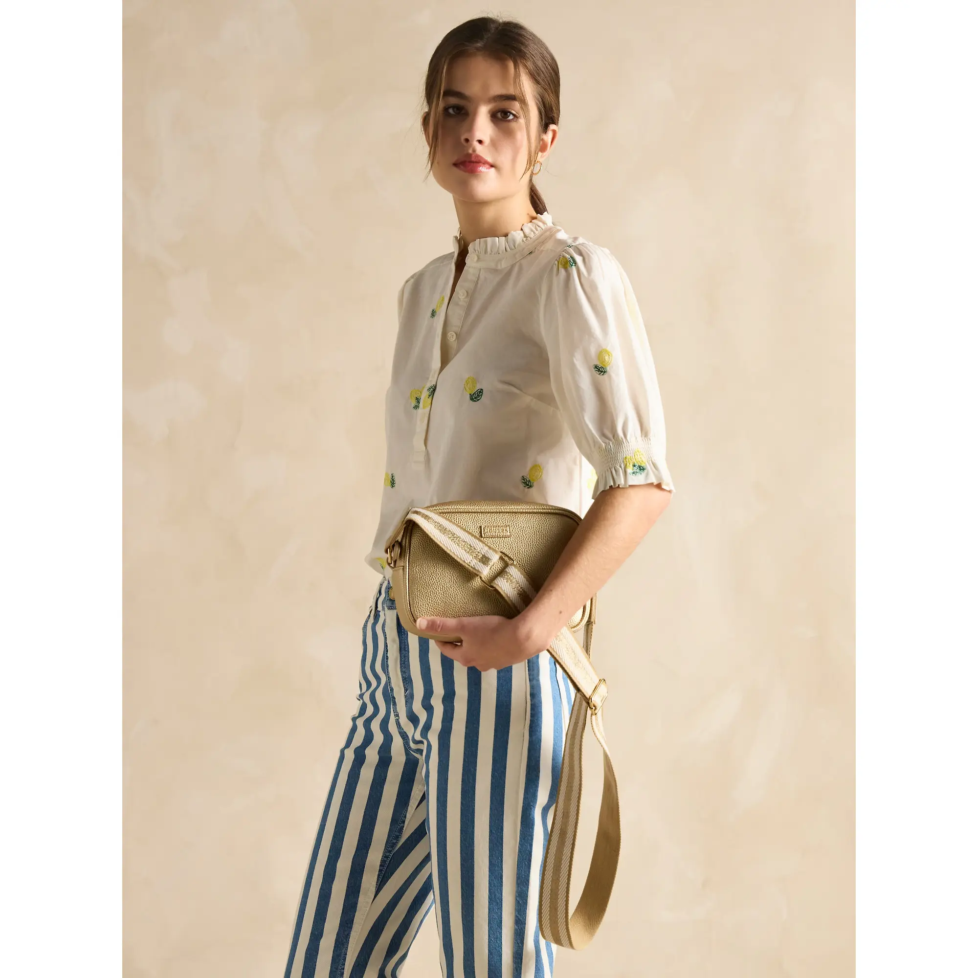 Product image 6 of 7 of Joules Women's Trent Cross Body Bag - Gold