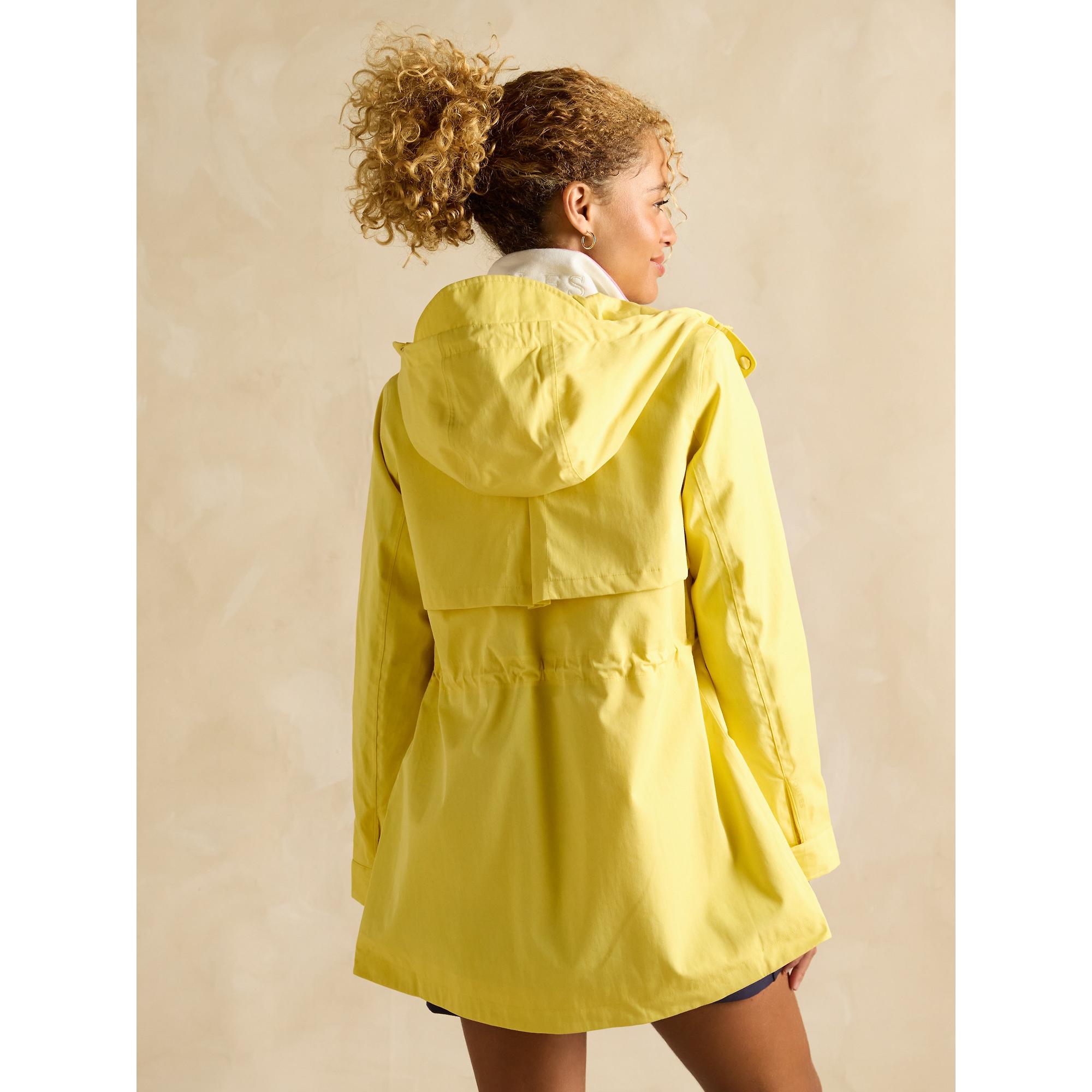 Joules Women's Portwell Waterproof Raincoat - Yellow | British Attire