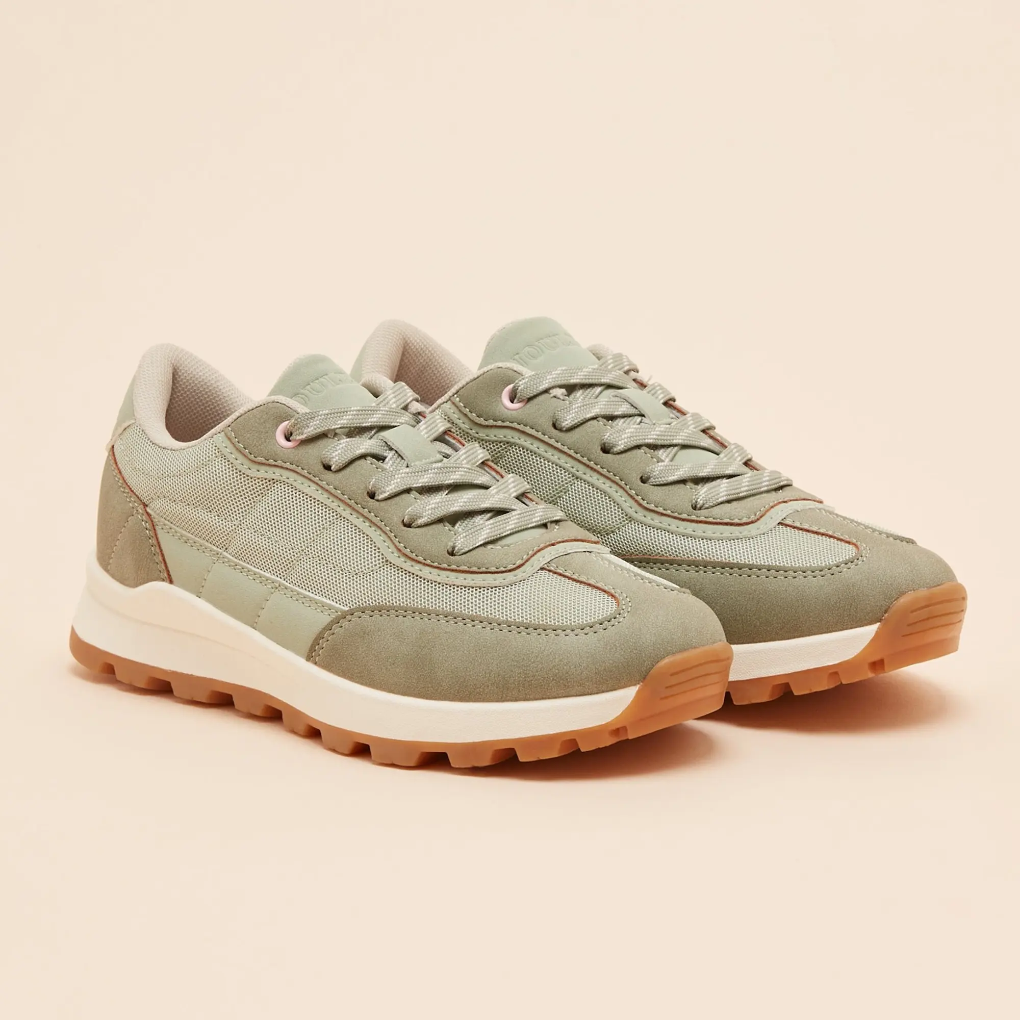 Product image 2 of 5 of Joules Women's Parkfield Trainers - Khaki Green