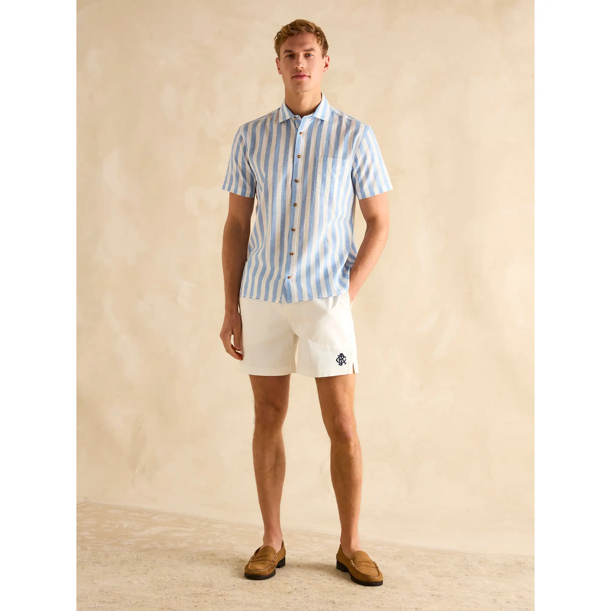 Product image 5 of 5 of Joules Men's Rugby Shorts - Cream