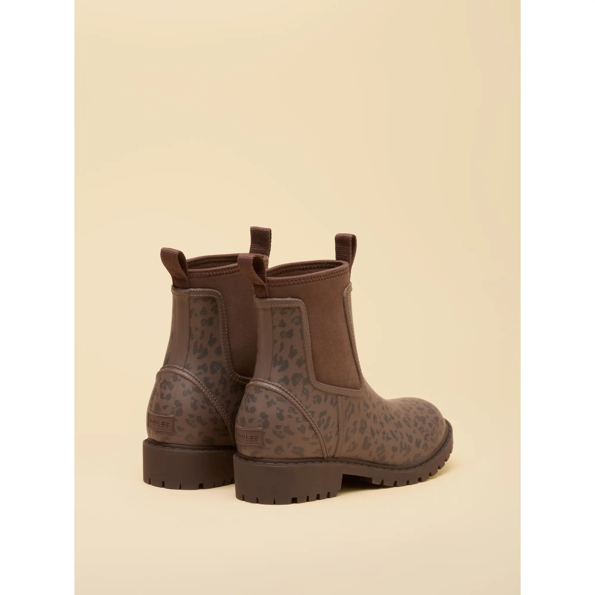 Product image 3 of 6 of Joules Women's Oakfield Neoprene Lined Ankle Wellies - Leopard