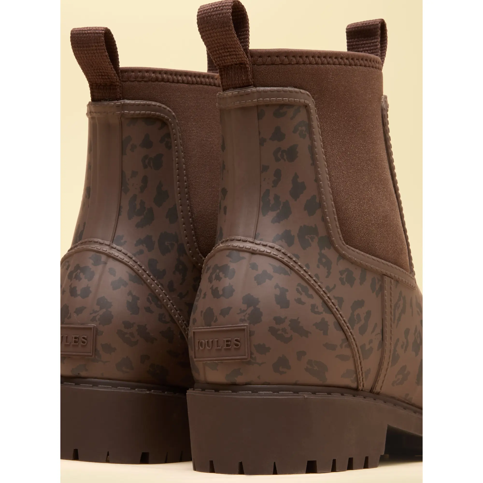 Product image 6 of 6 of Joules Women's Oakfield Neoprene Lined Ankle Wellies - Leopard