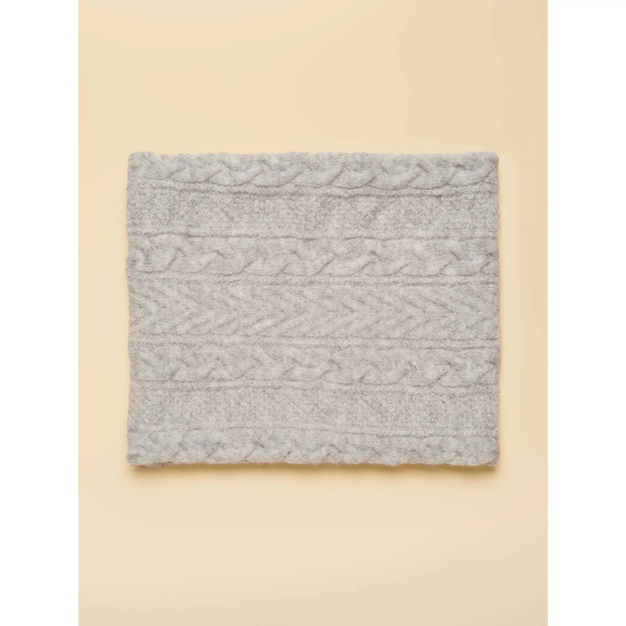 Product image 2 of 5 of Joules Women's Cable Cosy Lined Snood - Grey