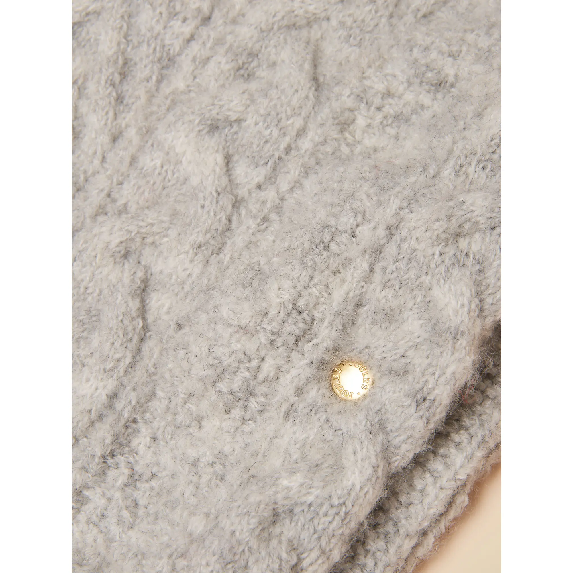 Product image 3 of 5 of Joules Women's Cable Cosy Lined Snood - Grey
