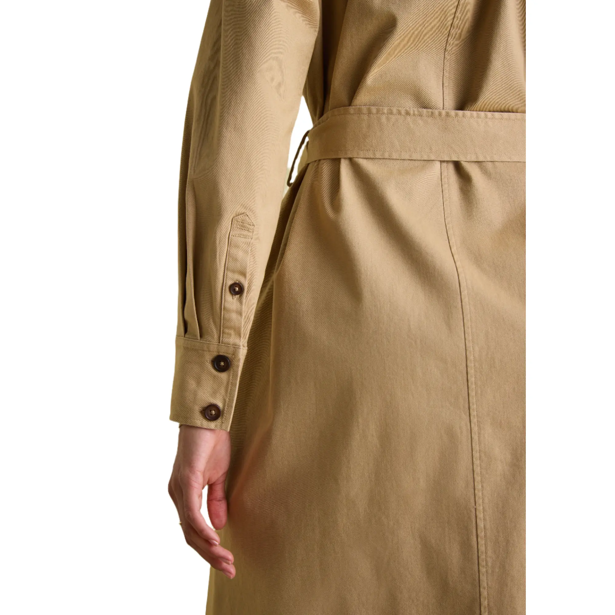 Product image 8 of 8 of Joules Women's Meredith Midi Shirt Dress - Tan Brown