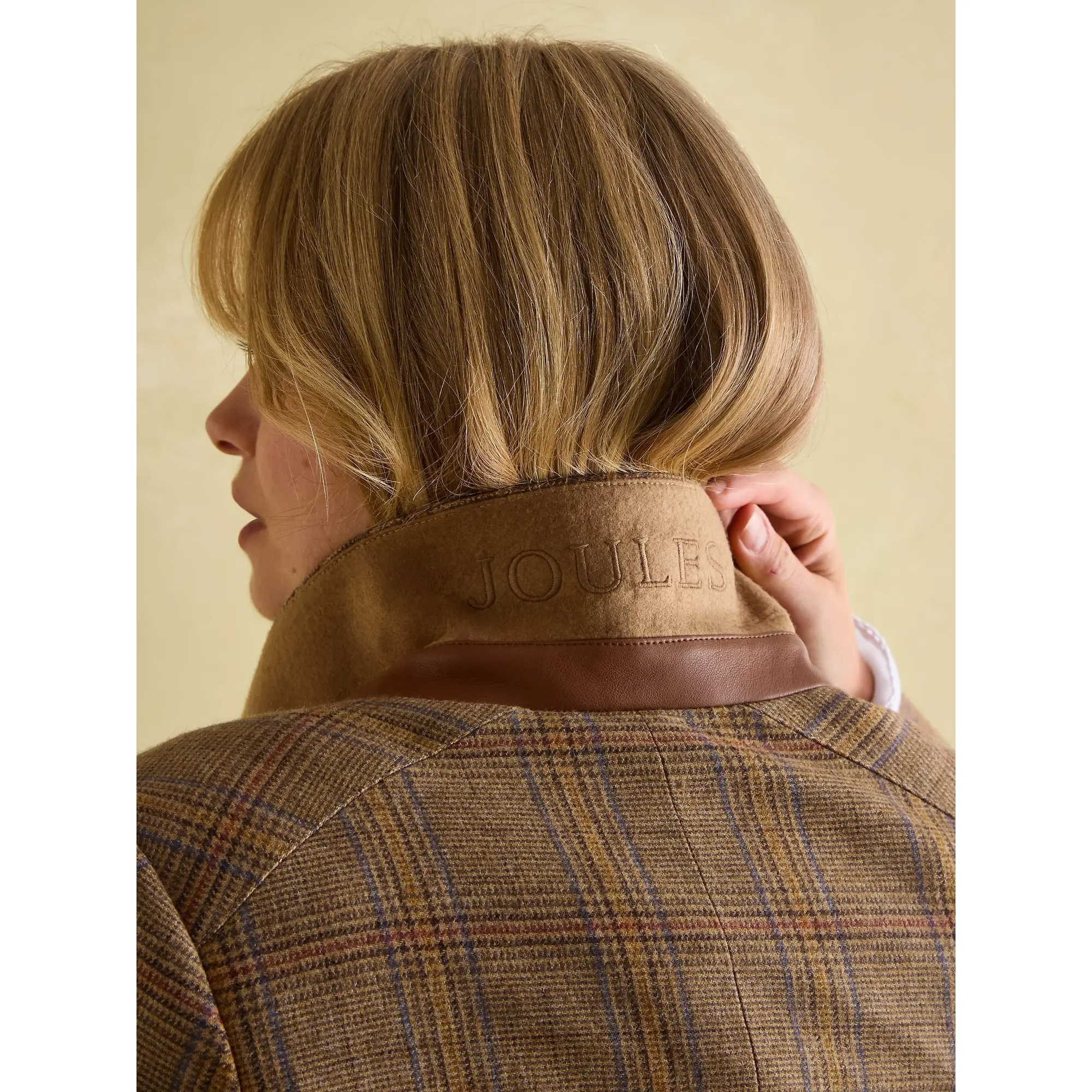 Product image 7 of 8 of Joules Women's Foxley Tweed Suit Blazer - Check