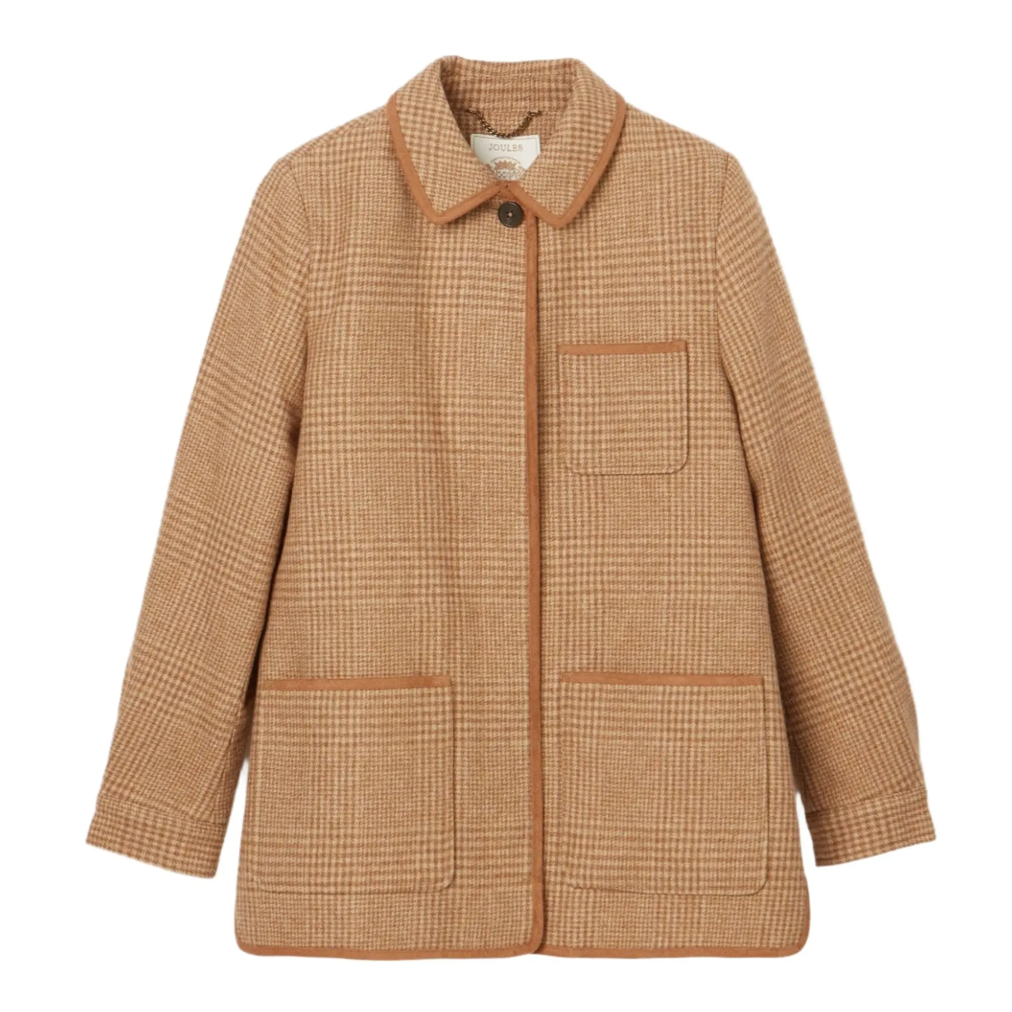 Product image 1 of 11 of Joules Women's Launton Tweed Jacket - Derwent Check