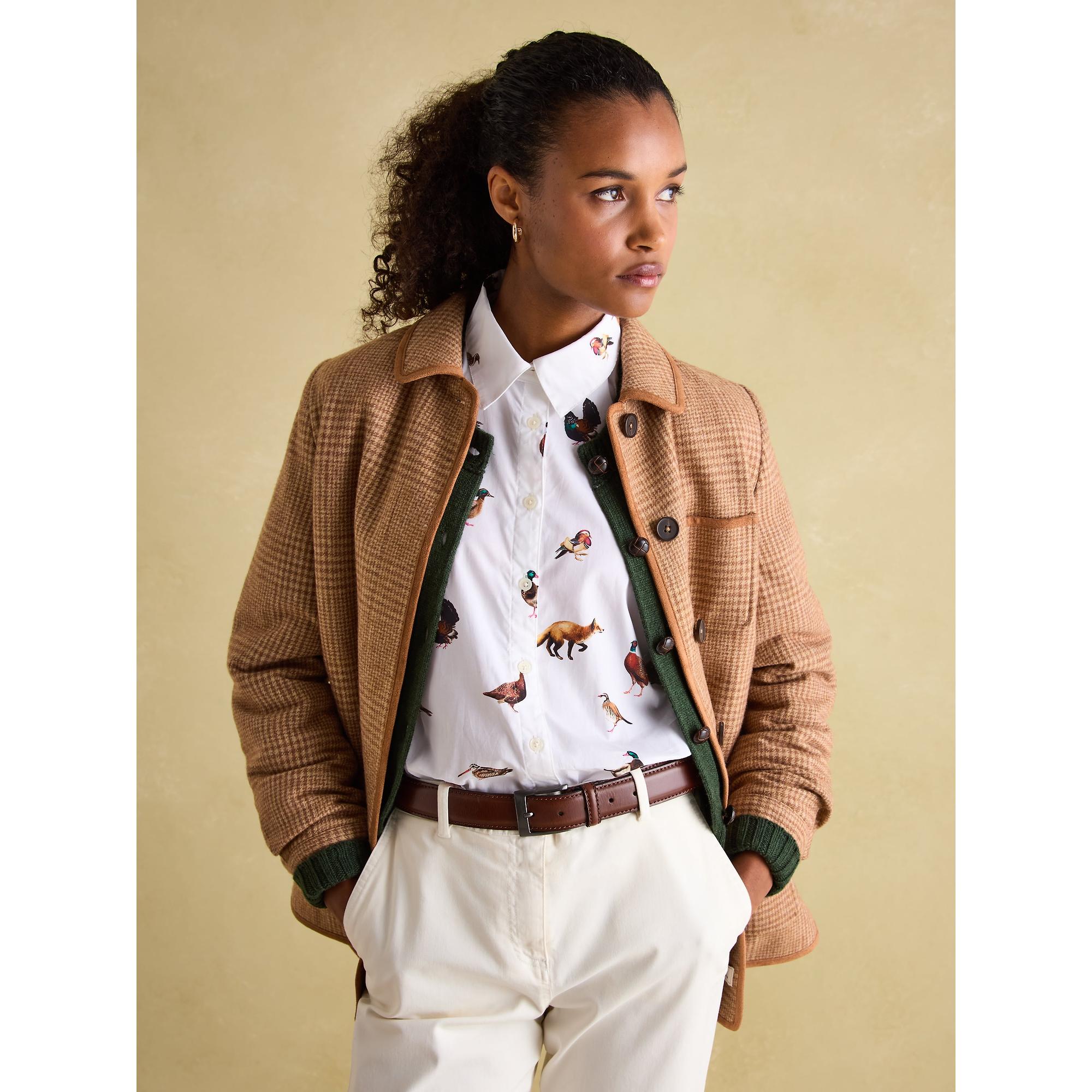 Joules Women's Launton Tweed Jacket - Derwent Check | British Attire