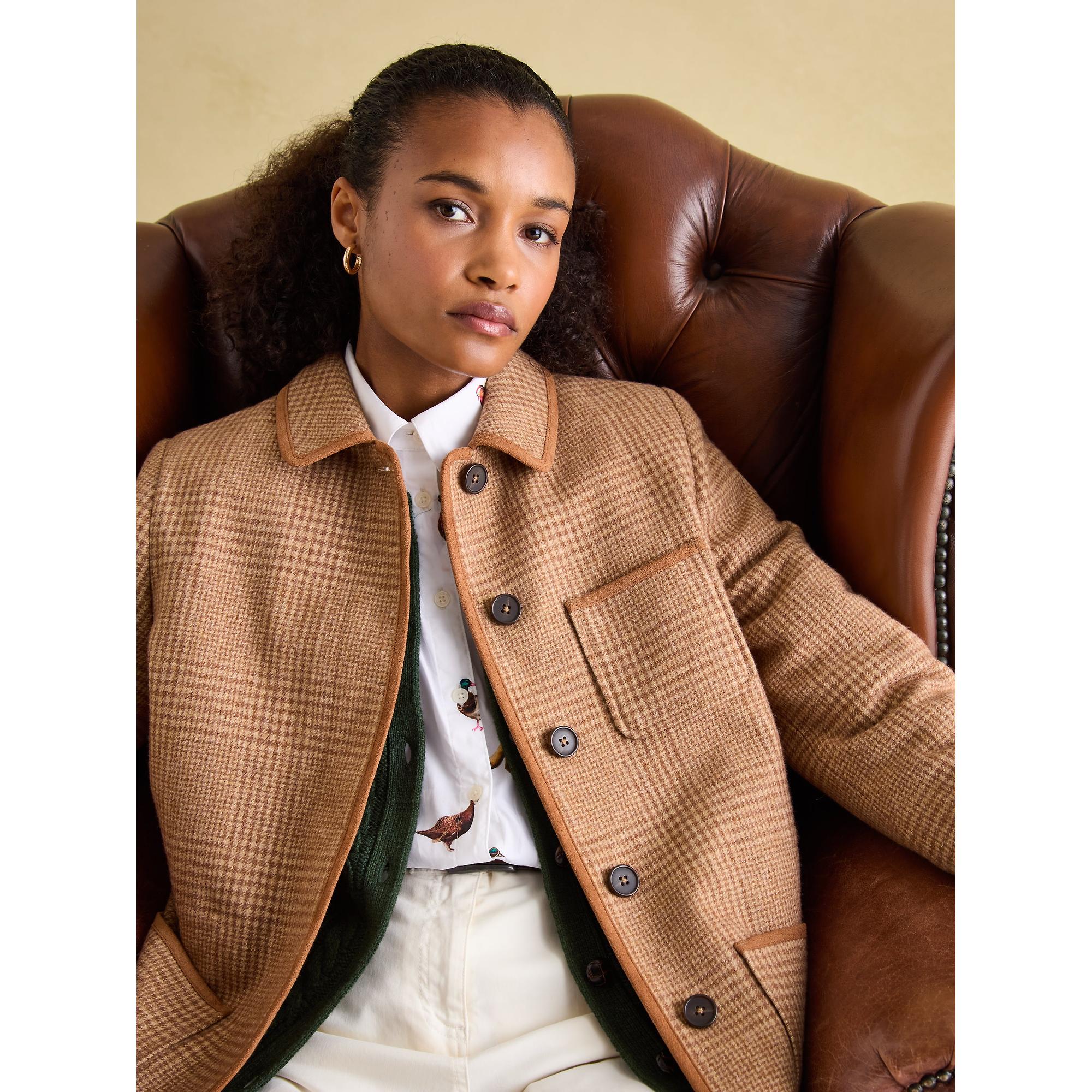 Joules Women's Launton Tweed Jacket - Derwent Check | British Attire