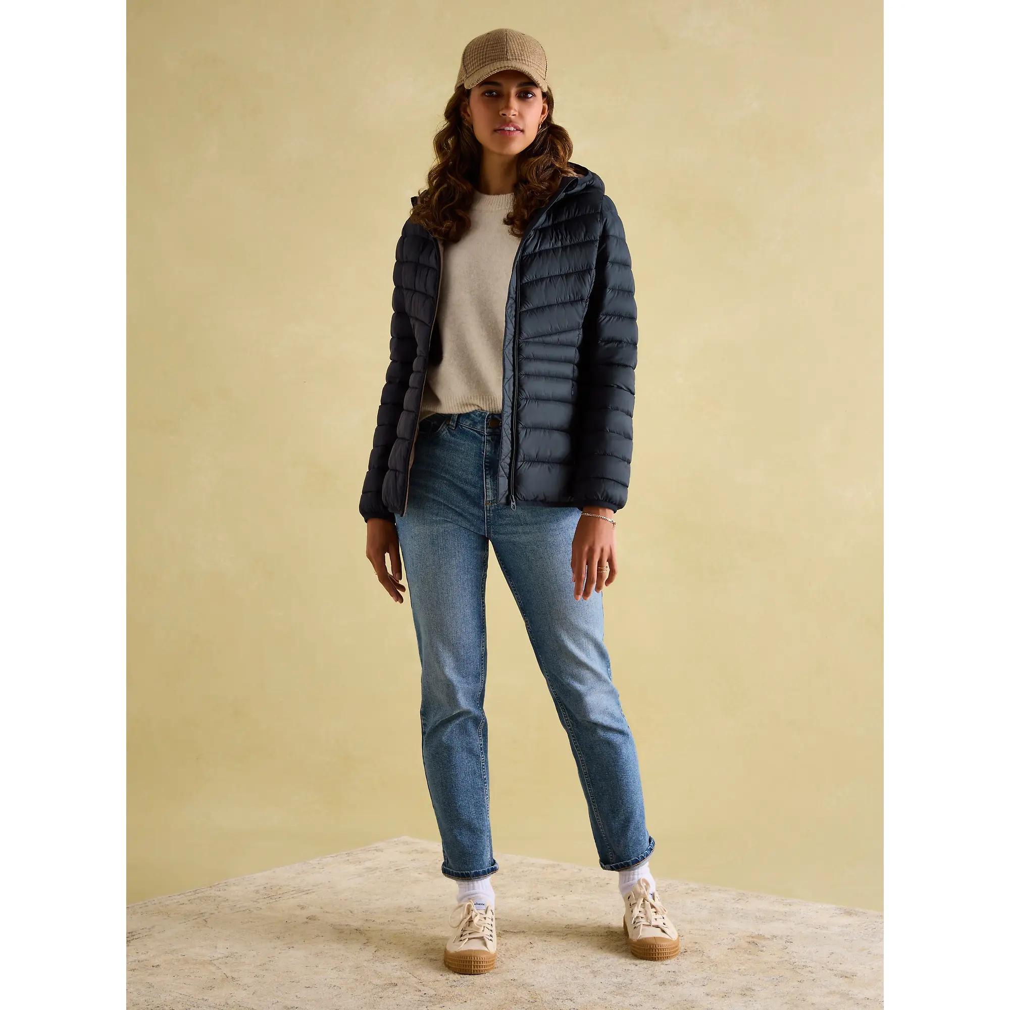 Product image 9 of 10 of Joules Women's Kenley Showerproof Padded Coat - Navy