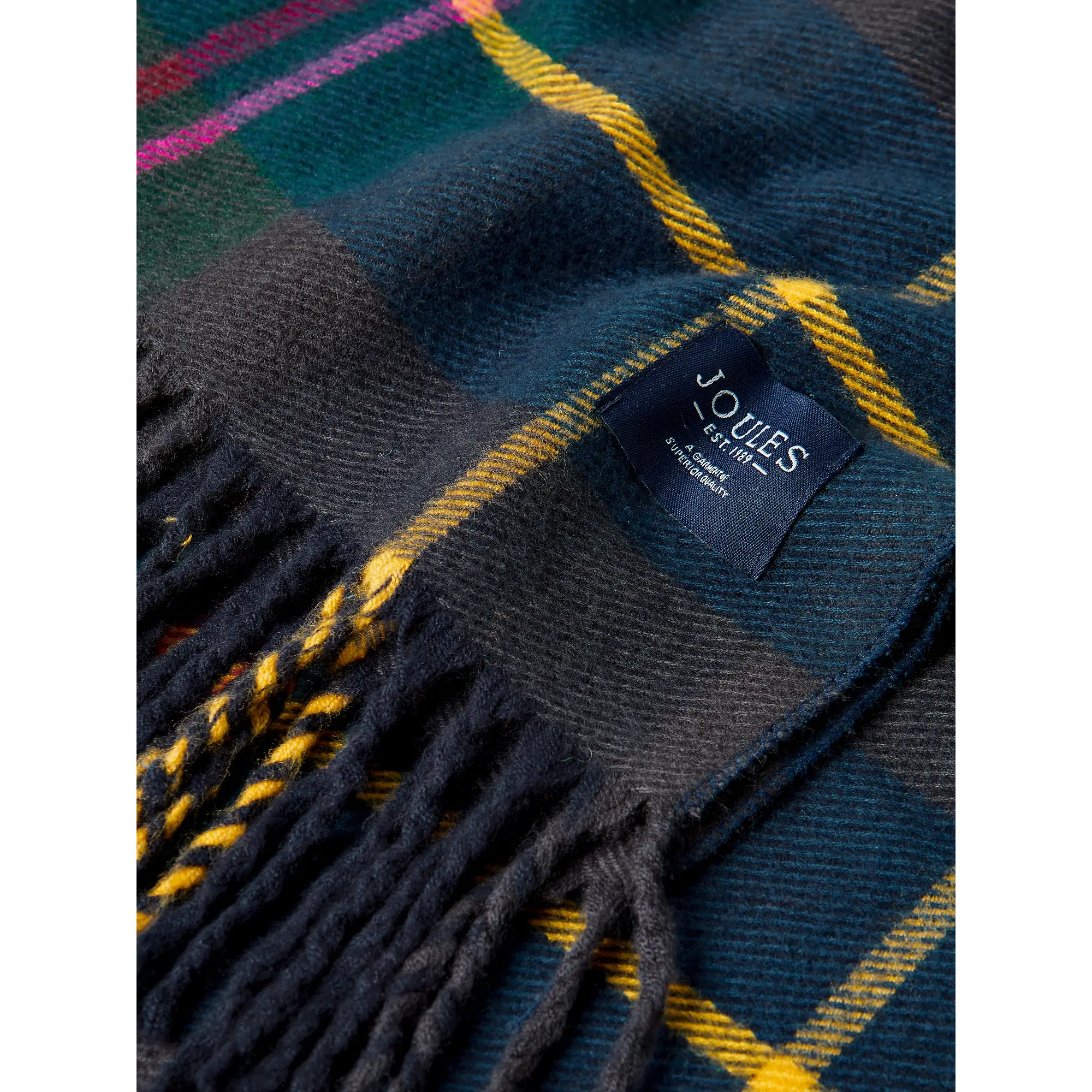 Product image 6 of 6 of Joules Women's Langtree Scarf - Navy Check