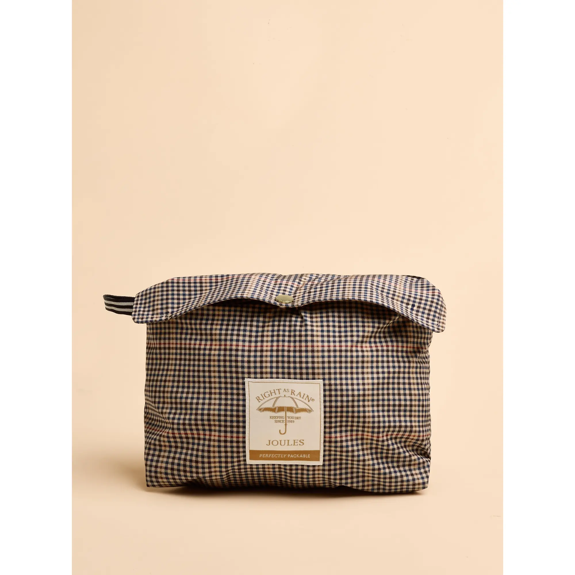 Product image 12 of 12 of Joules Women's Holkham Waterproof Packable Hooded Raincoat - Henson Check