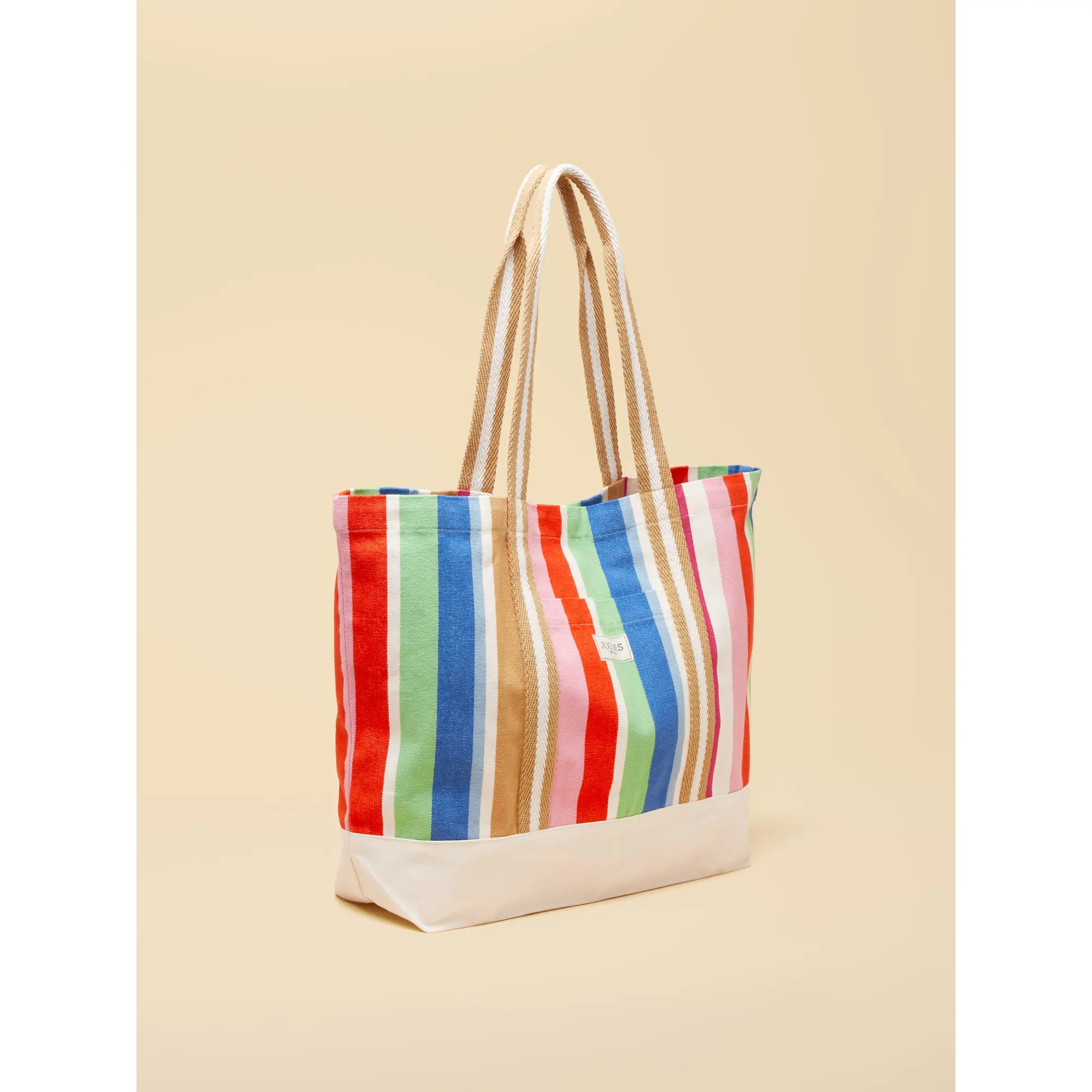Product image 5 of 8 of Joules Women's Promenade Canvas Tote Bag - Multi Stripe