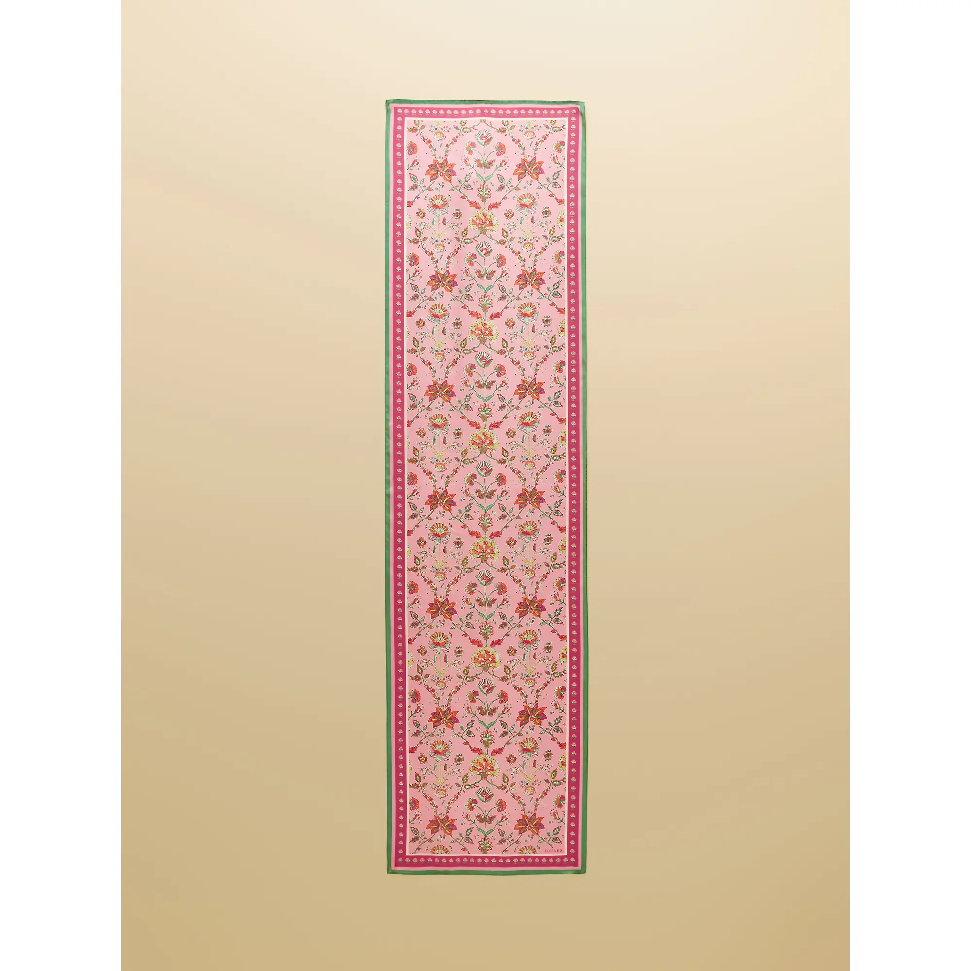 Product image 8 of 8 of Joules Women's Windsor Silk Scarf - Pink