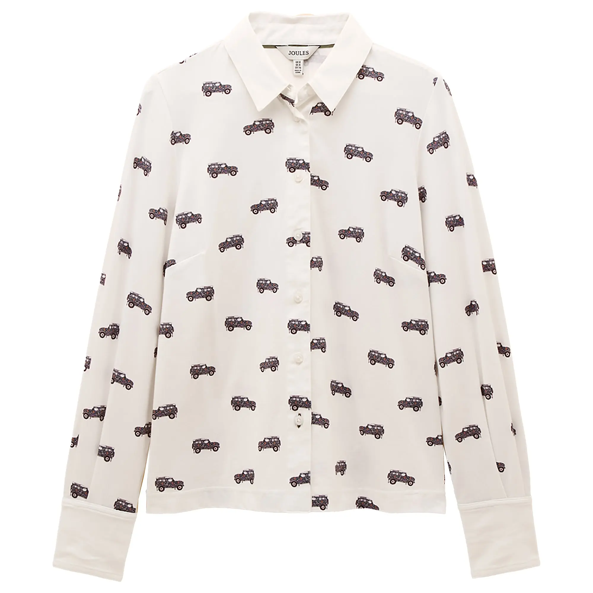 Product image 1 of 8 of Joules Women's Eleanor Tomlinson Jersey Shirt - Cream 4X4
