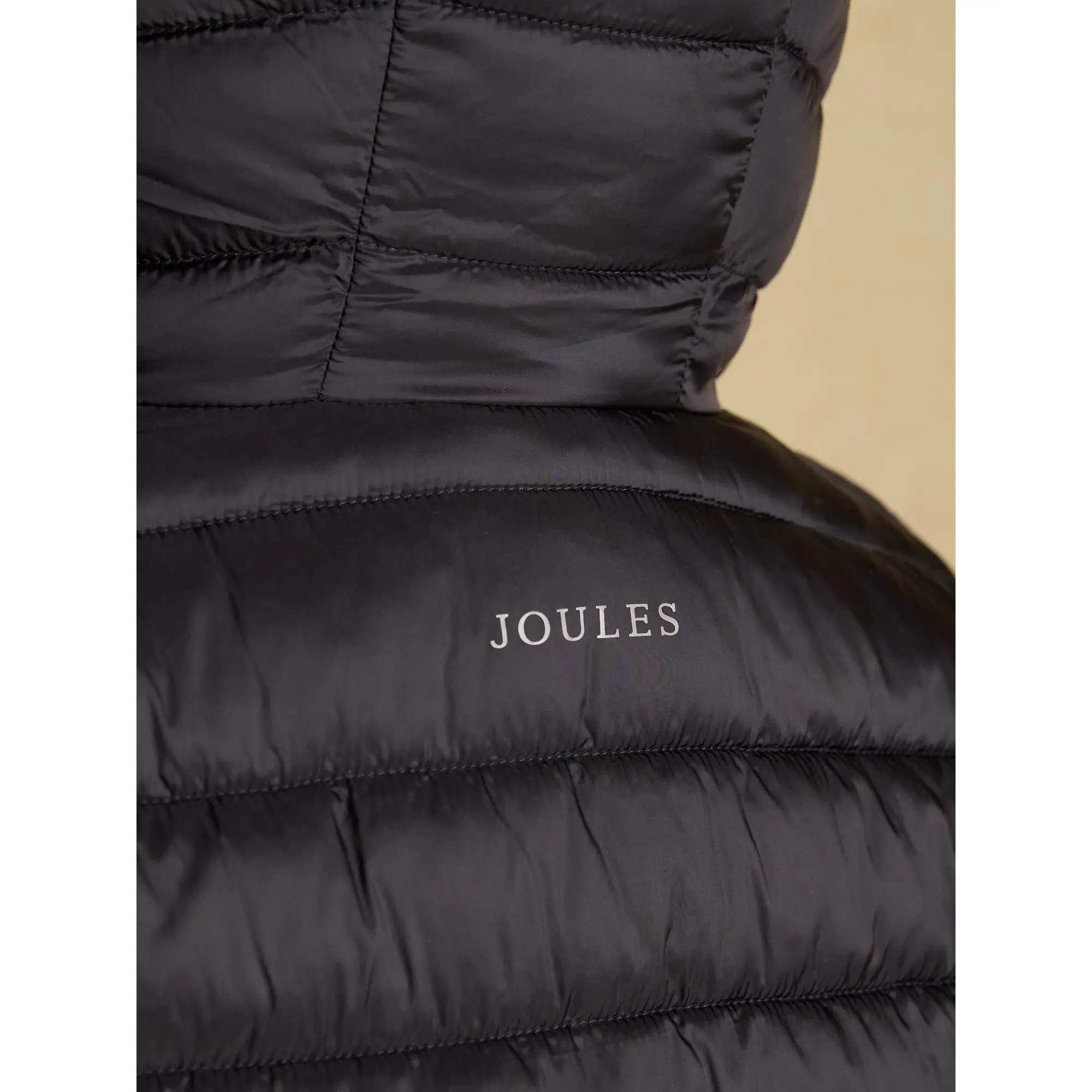 Product image 9 of 9 of Joules Women's Kenley Long Showerproof Padded Coat - Black