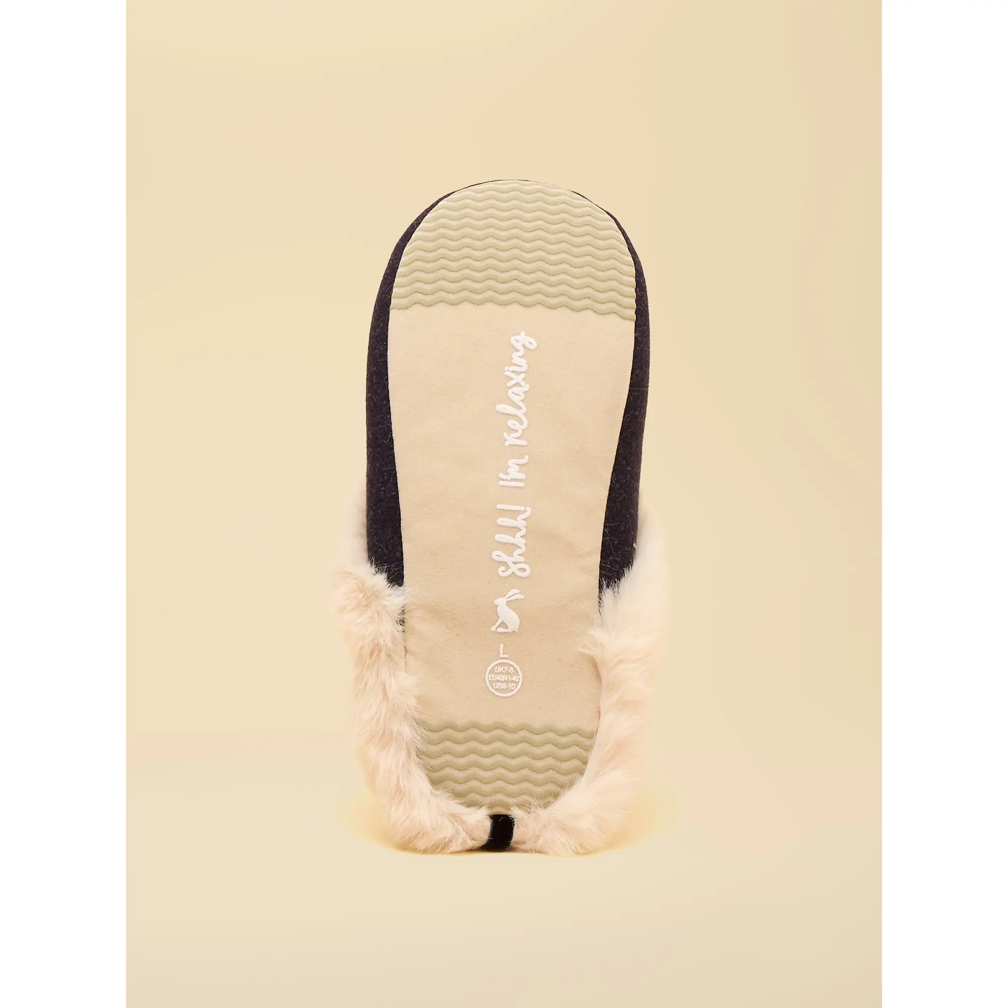 Product image 5 of 5 of Joules Women's Slippet Luxe Embroidered Slippers - Navy Labrador