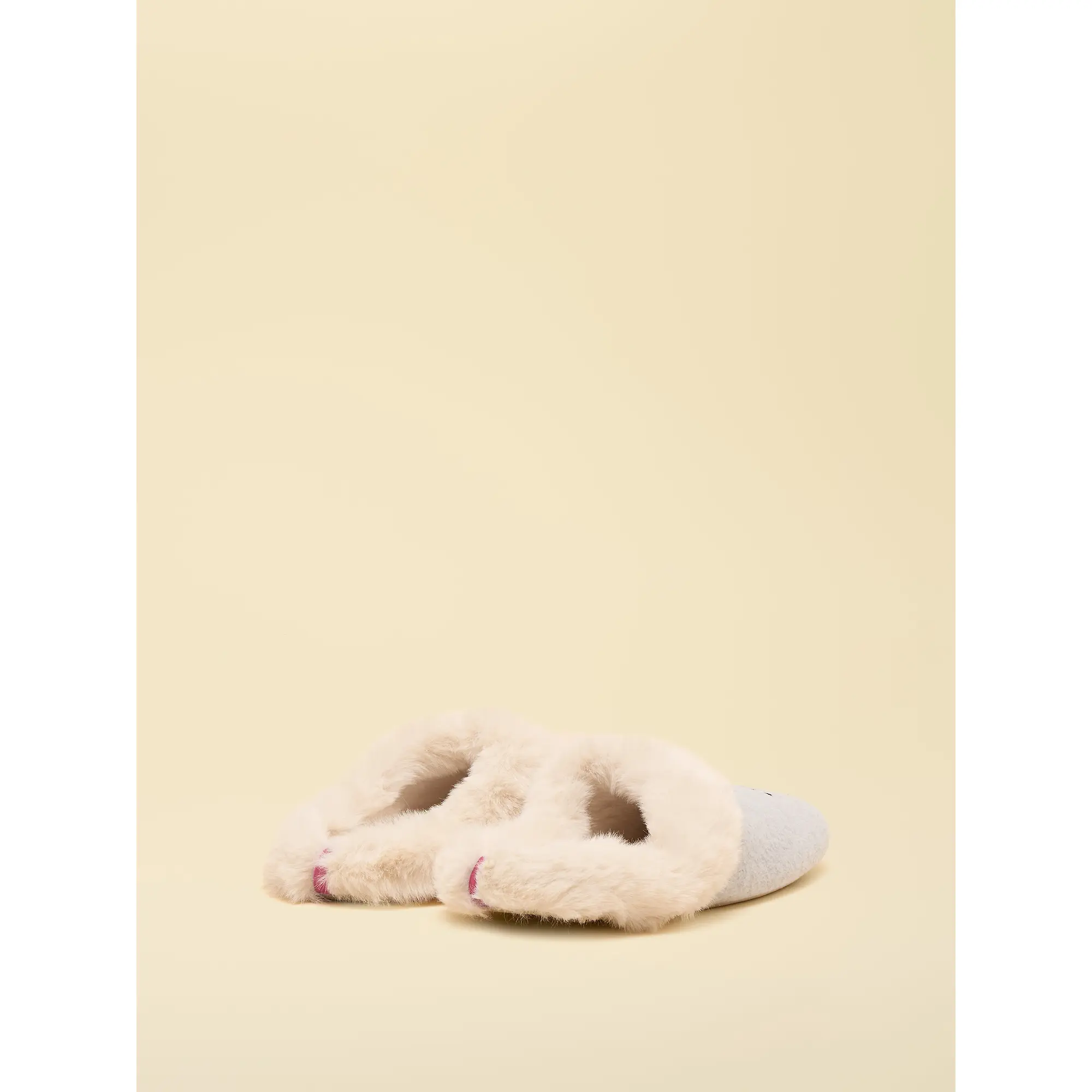 Product image 3 of 5 of Joules Women's Slippet Luxe Embroidered Slippers - Grey Party Dogs
