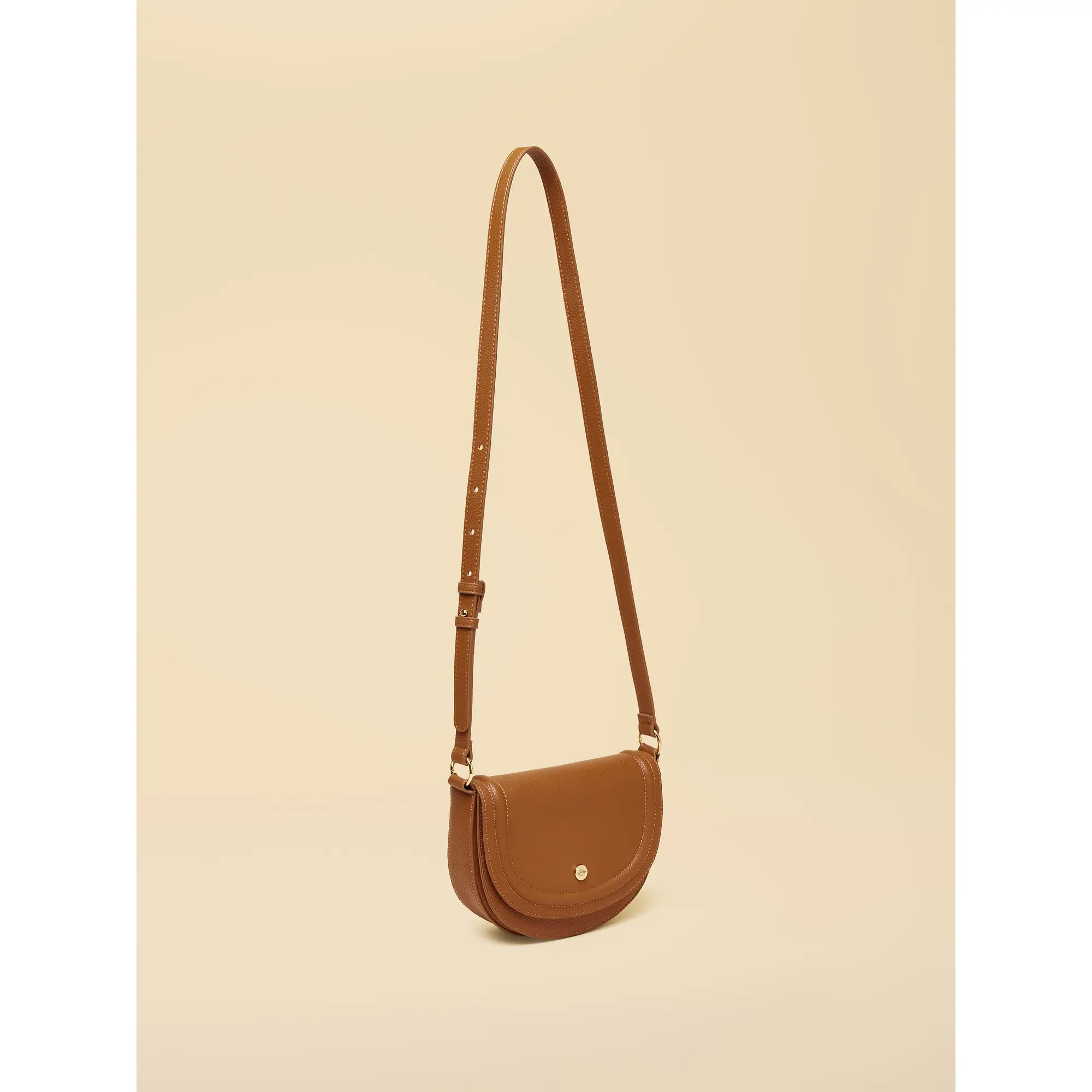 Product image 7 of 7 of Joules Women's Paloma Half Moon Cross Body Bag - Tan Brown