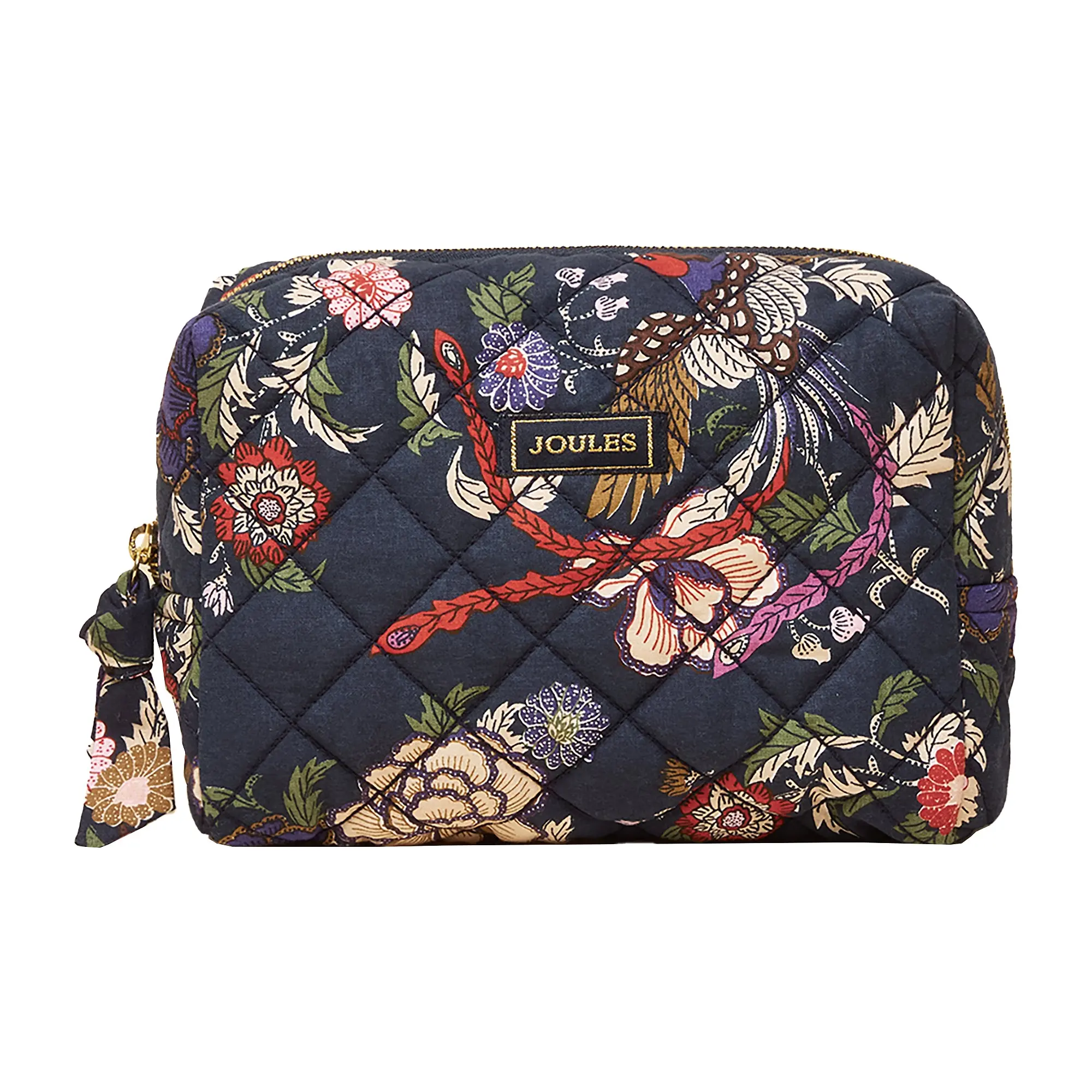 Product image 1 of 4 of Joules Women's Lillia Printed Cosmetic Bag - Blue