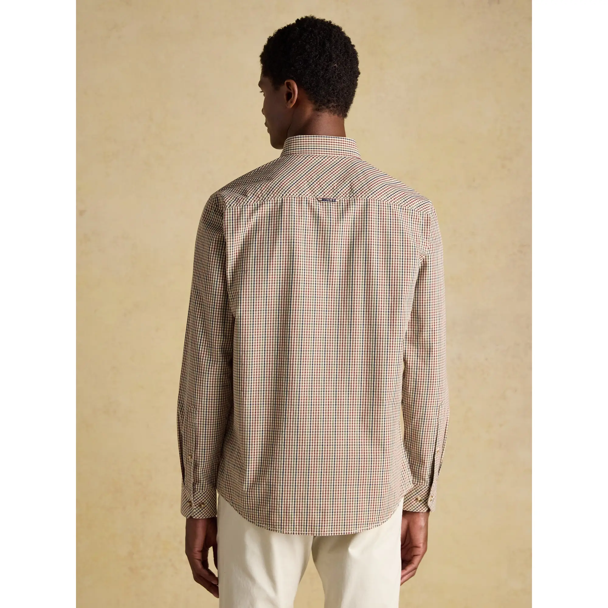 Product image 4 of 10 of Joules Men's Classic Fit Cotton Poplin Check Shirt - Brown