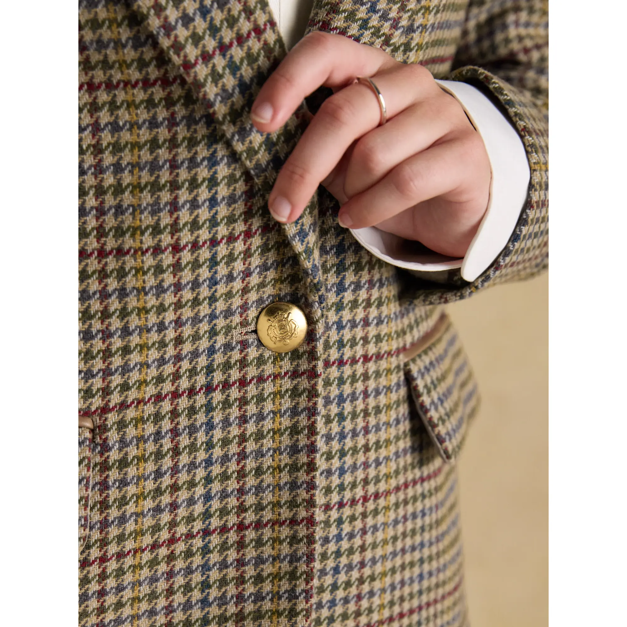 Product image 5 of 12 of Joules Women's Hackmore Tweed Blazer - Elton Tweed