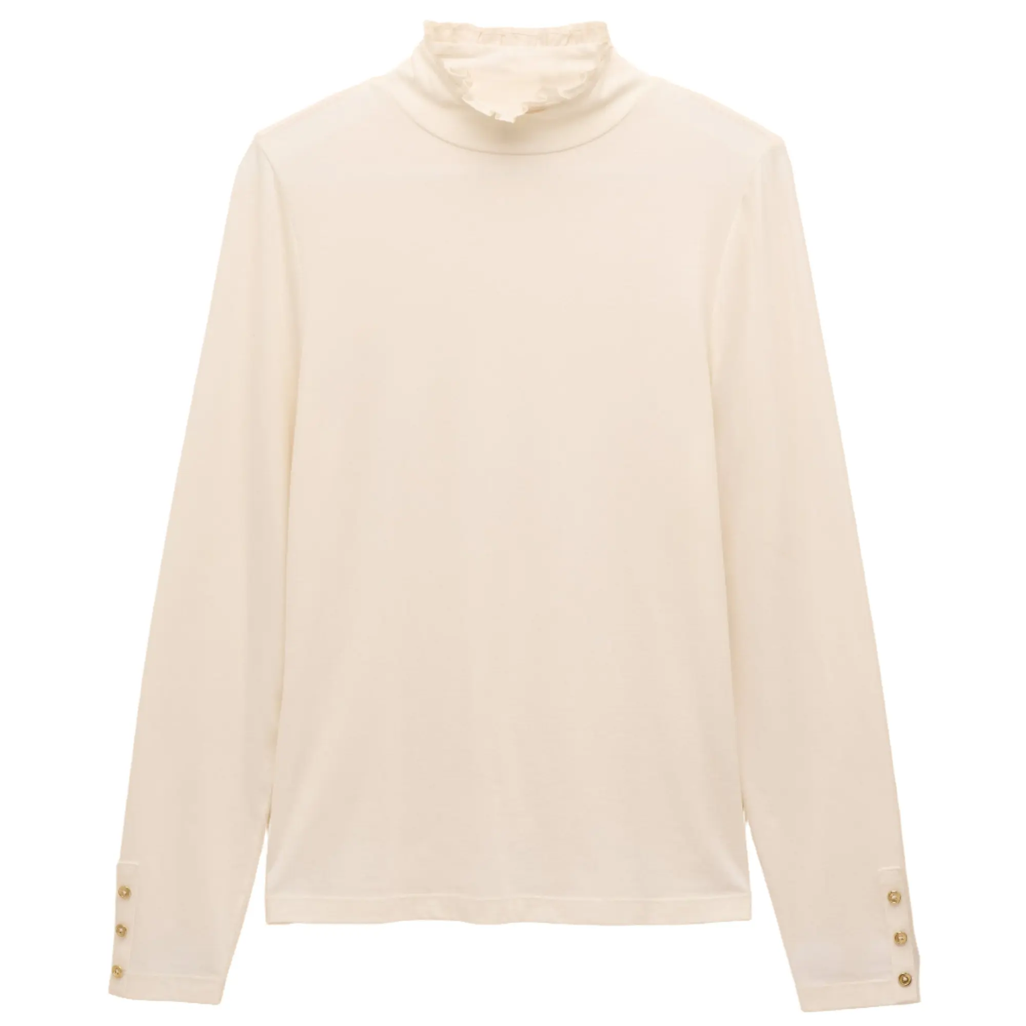 Product image 1 of 6 of Joules Women's Amy Cream High Neck Jersey Top - Cream