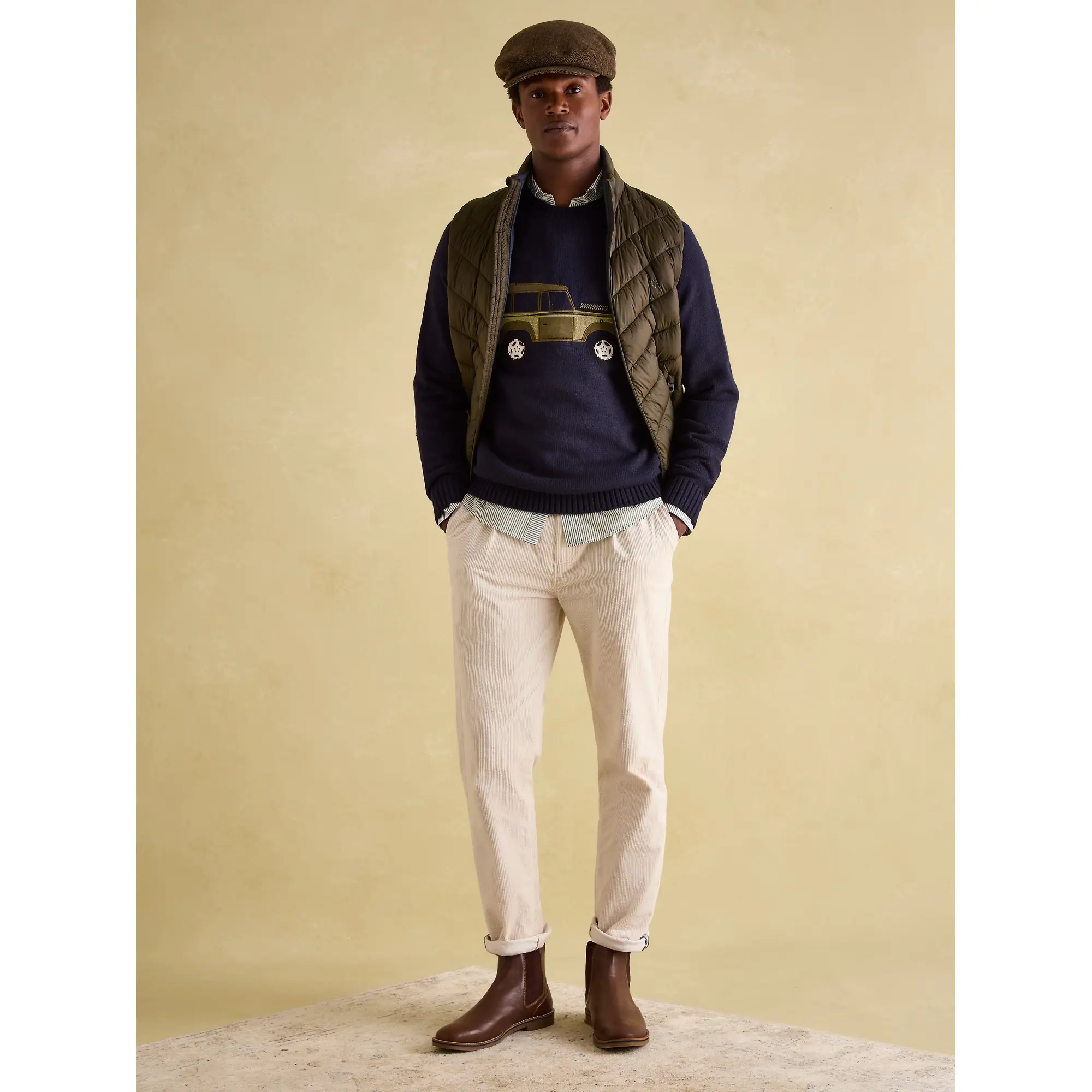 Product image 7 of 7 of Joules Men's 4x4 Applique Crew Neck Jumper - Navy