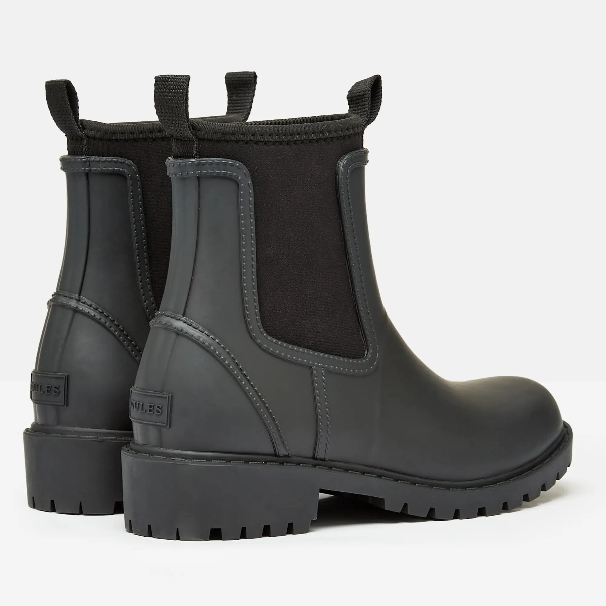 Product image 3 of 7 of Joules Women's Oakfield Short Neoprene-Lined Wellies - Black