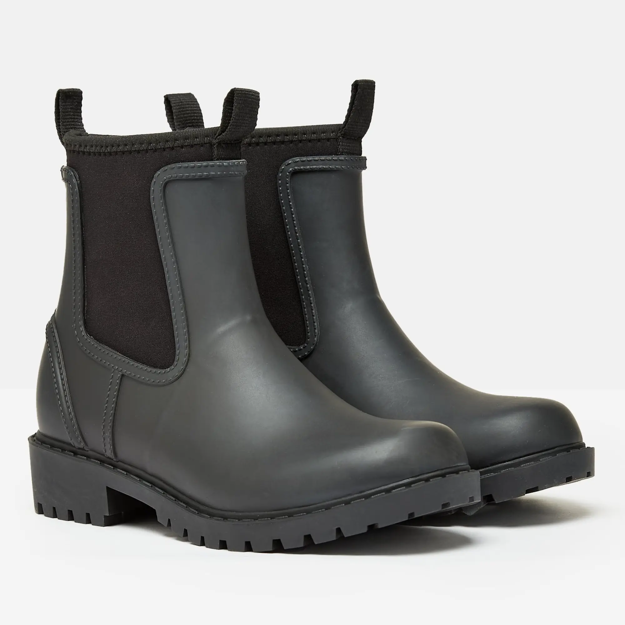 Product image 2 of 7 of Joules Women's Oakfield Short Neoprene-Lined Wellies - Black