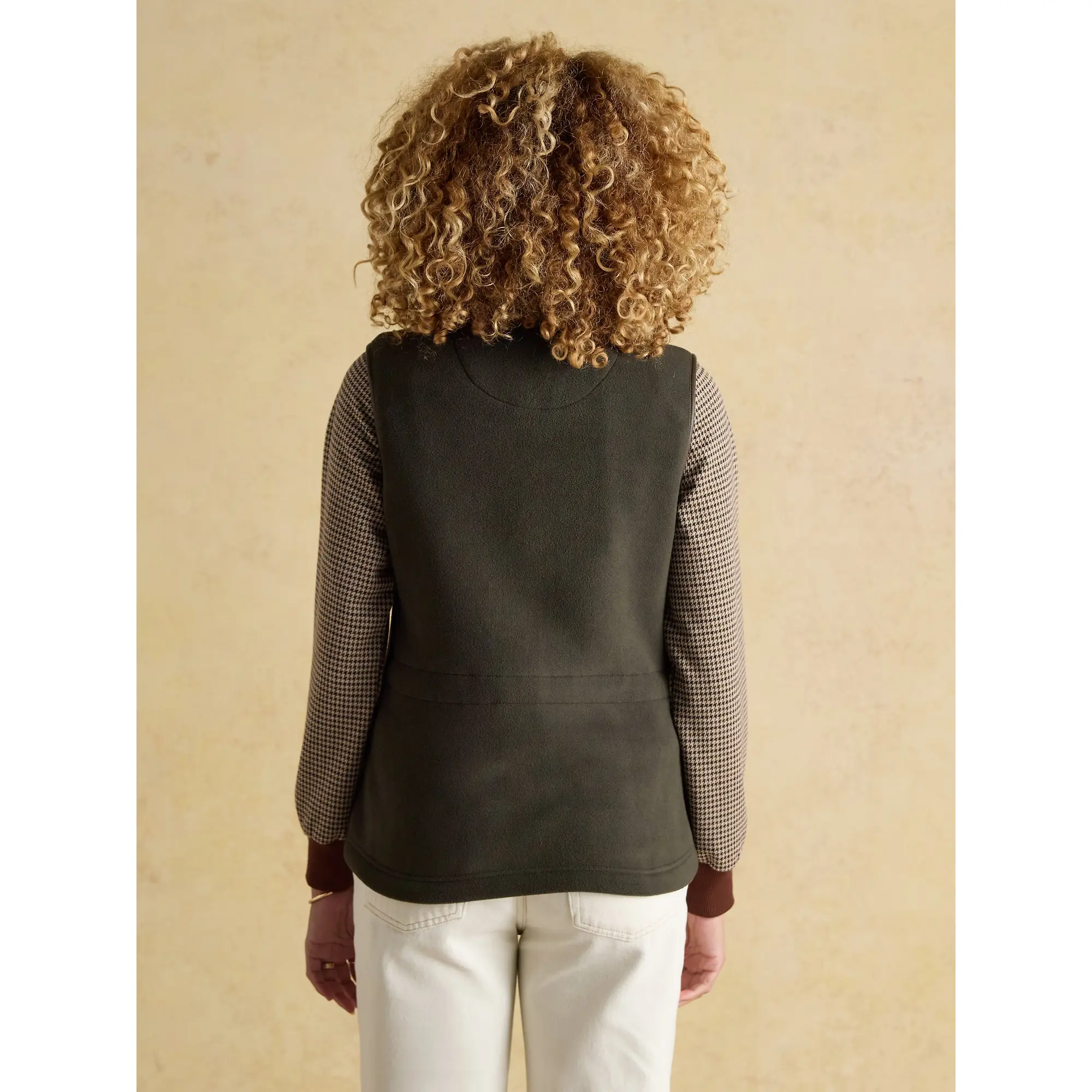 Product image 3 of 10 of Joules Women's Heritage Fleece Gilet - Khaki