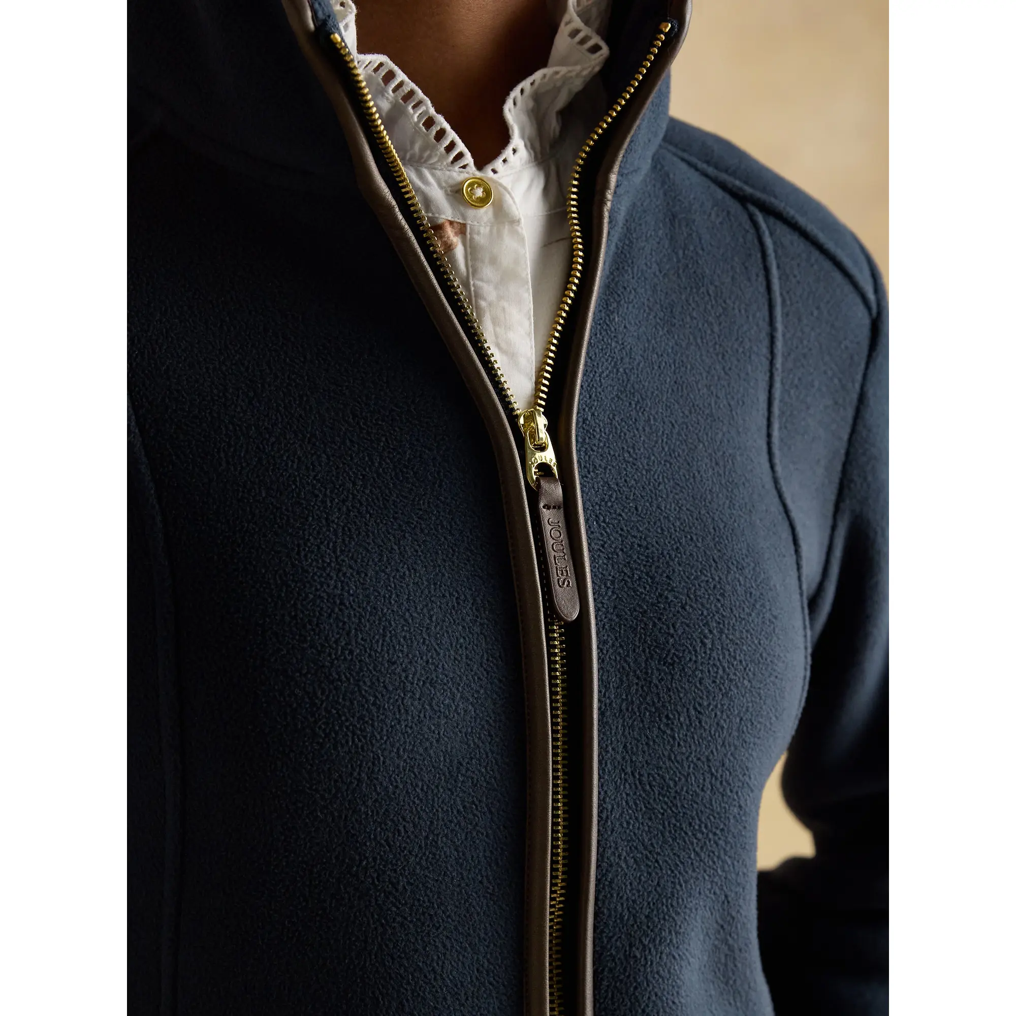 Product image 4 of 7 of Joules Women's Heritage Full Zip Fleece - Navy