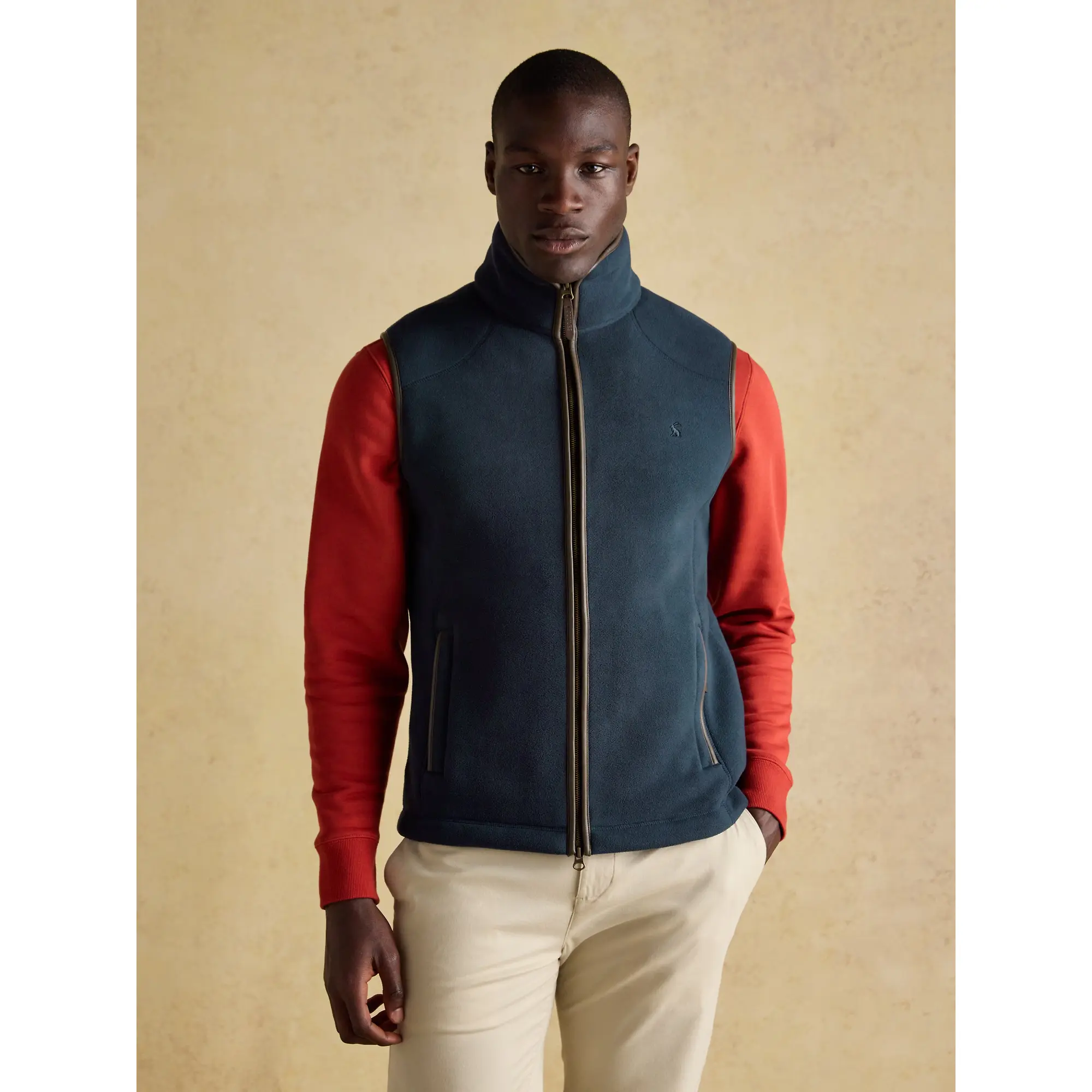 Product image 2 of 13 of Joules Men's Heritage Fleece Gilet - Navy
