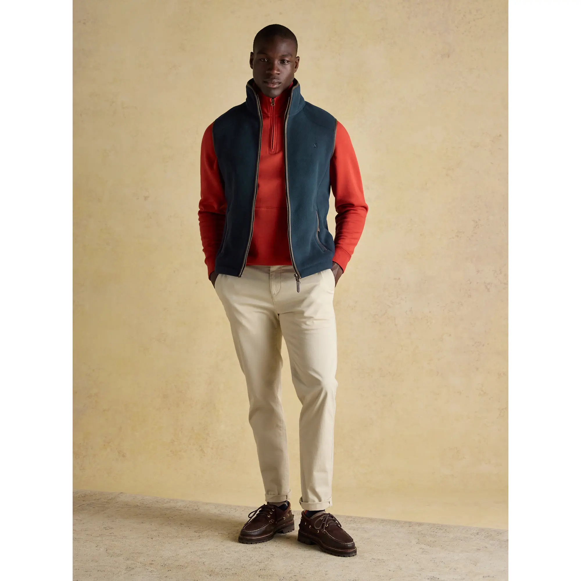 Product image 4 of 13 of Joules Men's Heritage Fleece Gilet - Navy