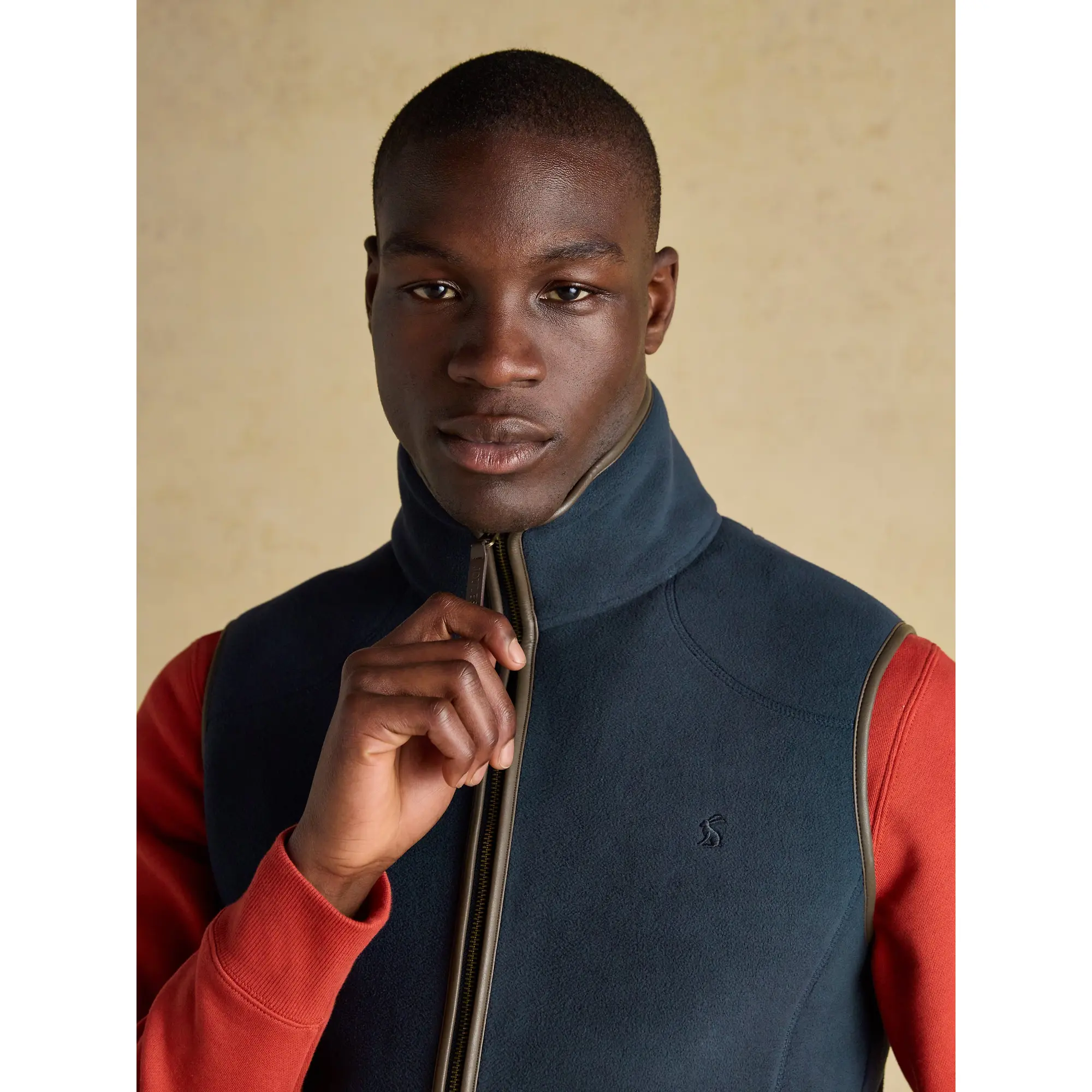 Product image 6 of 13 of Joules Men's Heritage Fleece Gilet - Navy