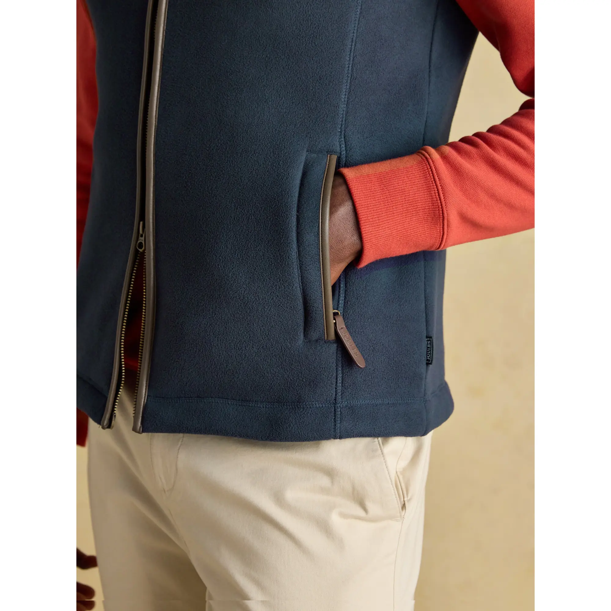 Product image 10 of 13 of Joules Men's Heritage Fleece Gilet - Navy