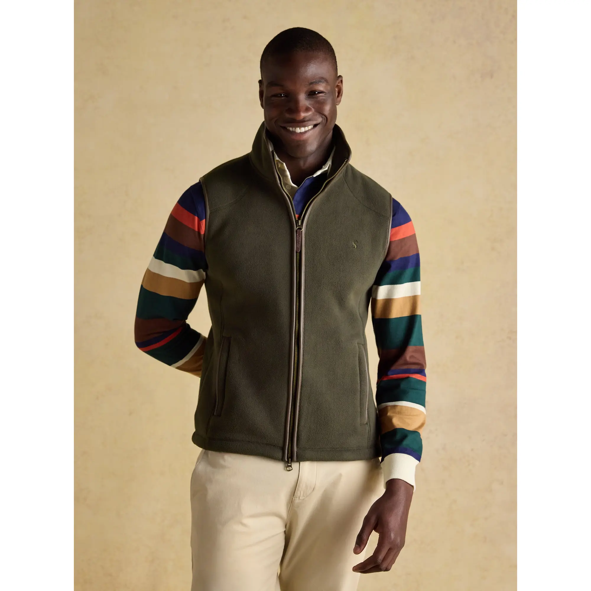 Product image 2 of 9 of Joules Men's Heritage Fleece Gilet - Green