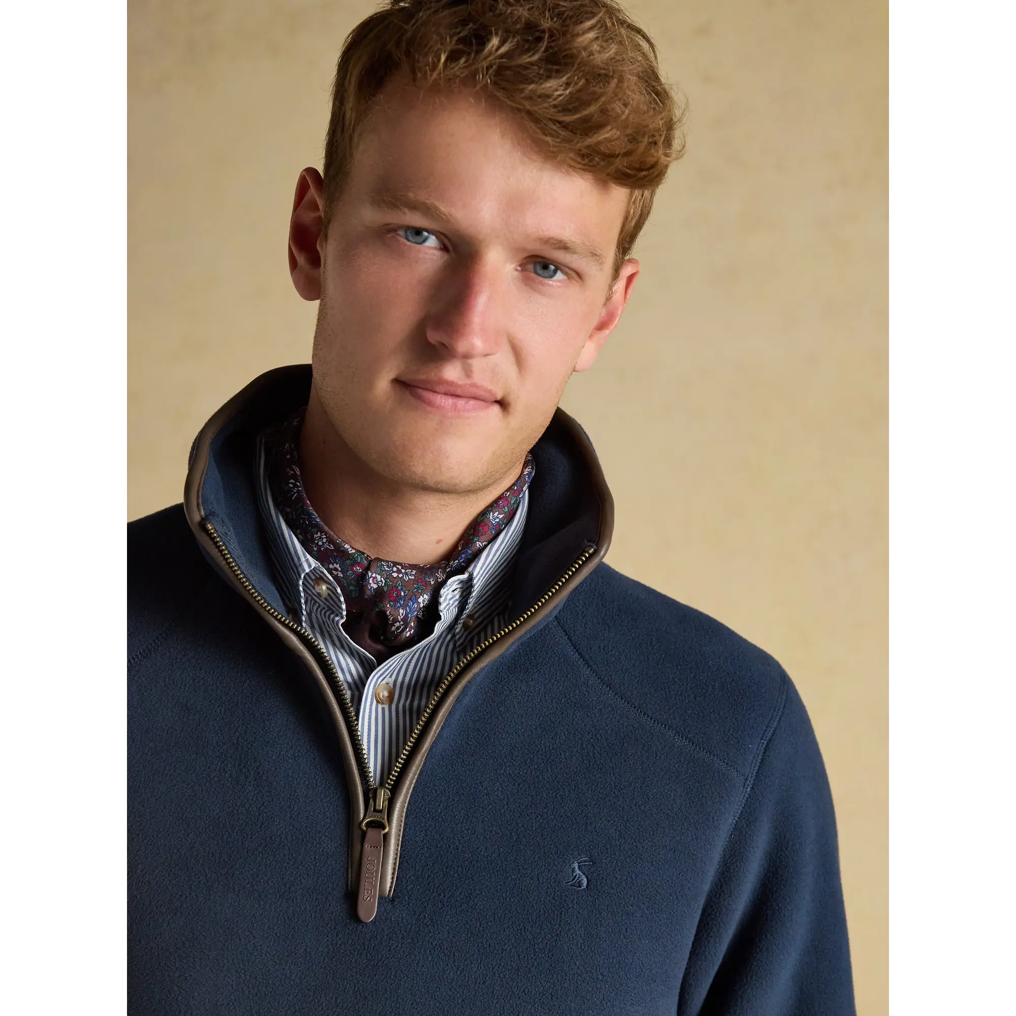 Product image 4 of 9 of Joules Men's Heritage Quarter Zip Fleece - Navy