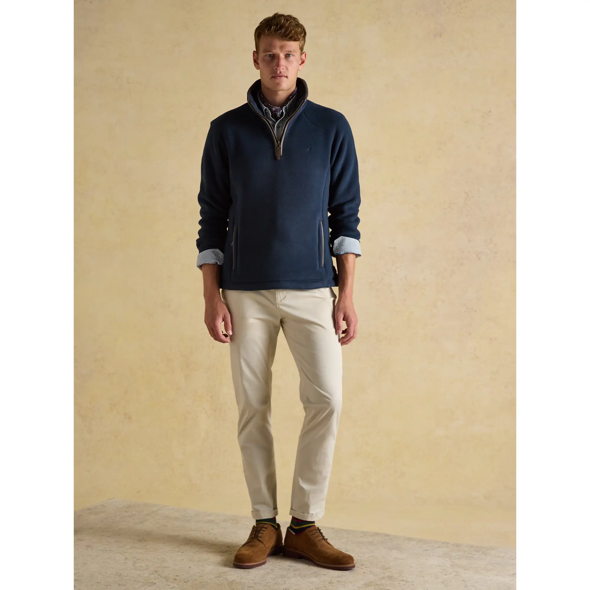Product image 6 of 9 of Joules Men's Heritage Quarter Zip Fleece - Navy