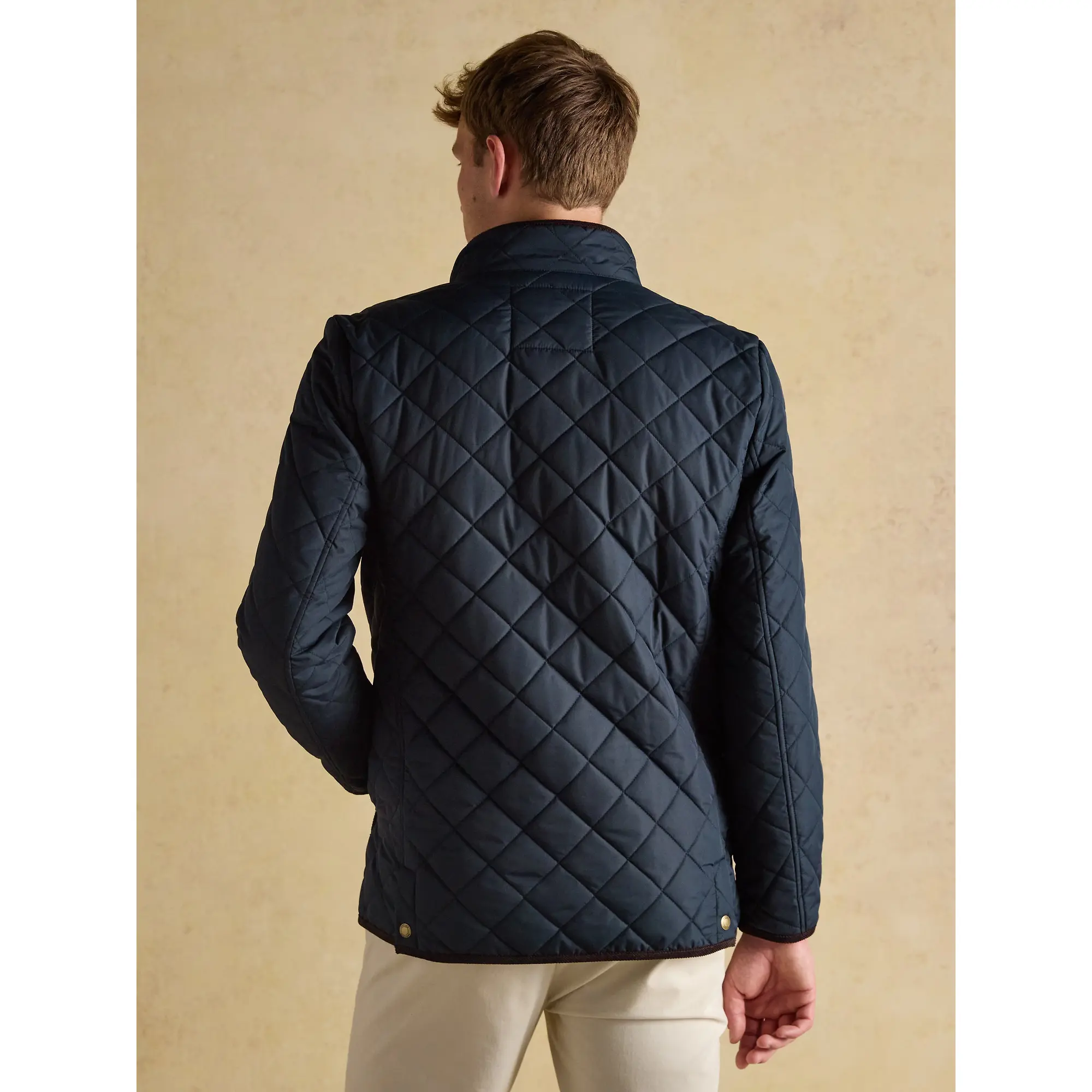 Product image 3 of 9 of Joules Men's Maynard Diamond Quilted Jacket - Navy