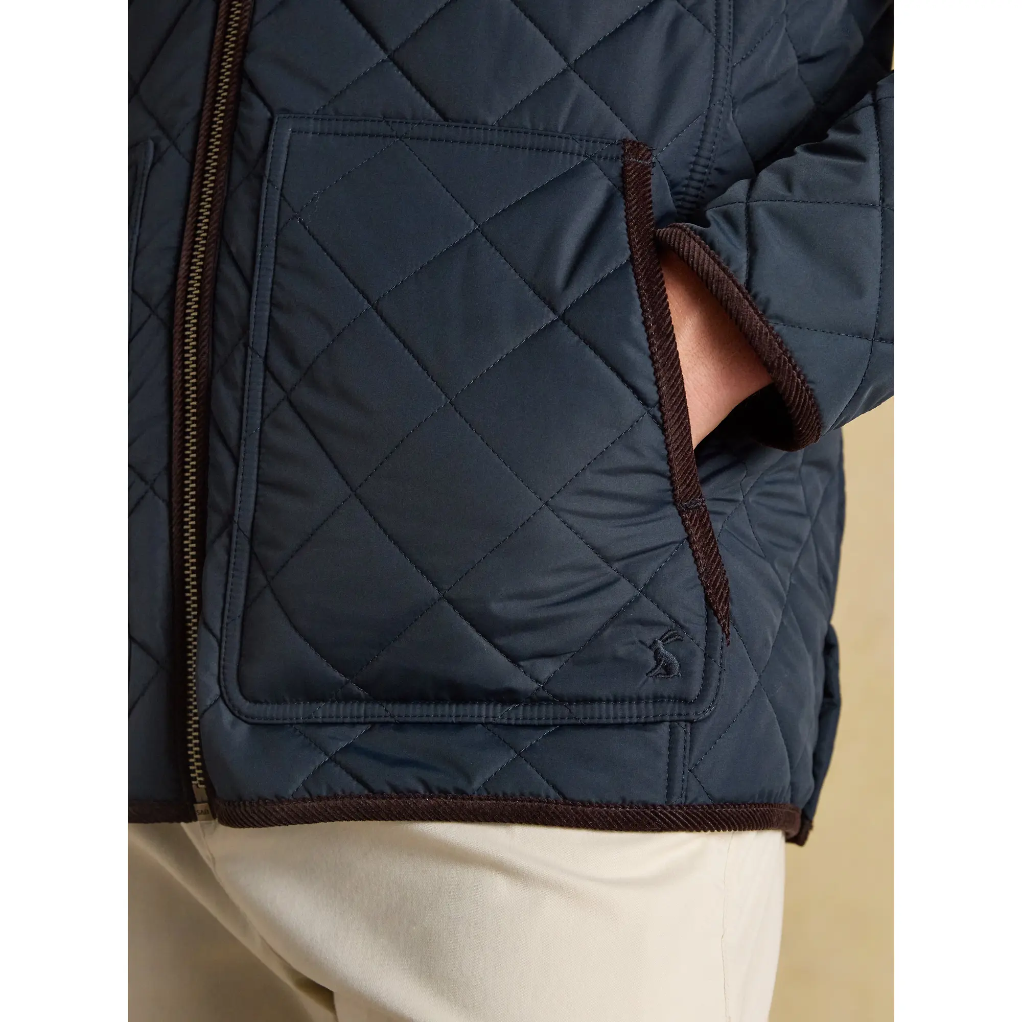 Product image 5 of 9 of Joules Men's Maynard Diamond Quilted Jacket - Navy
