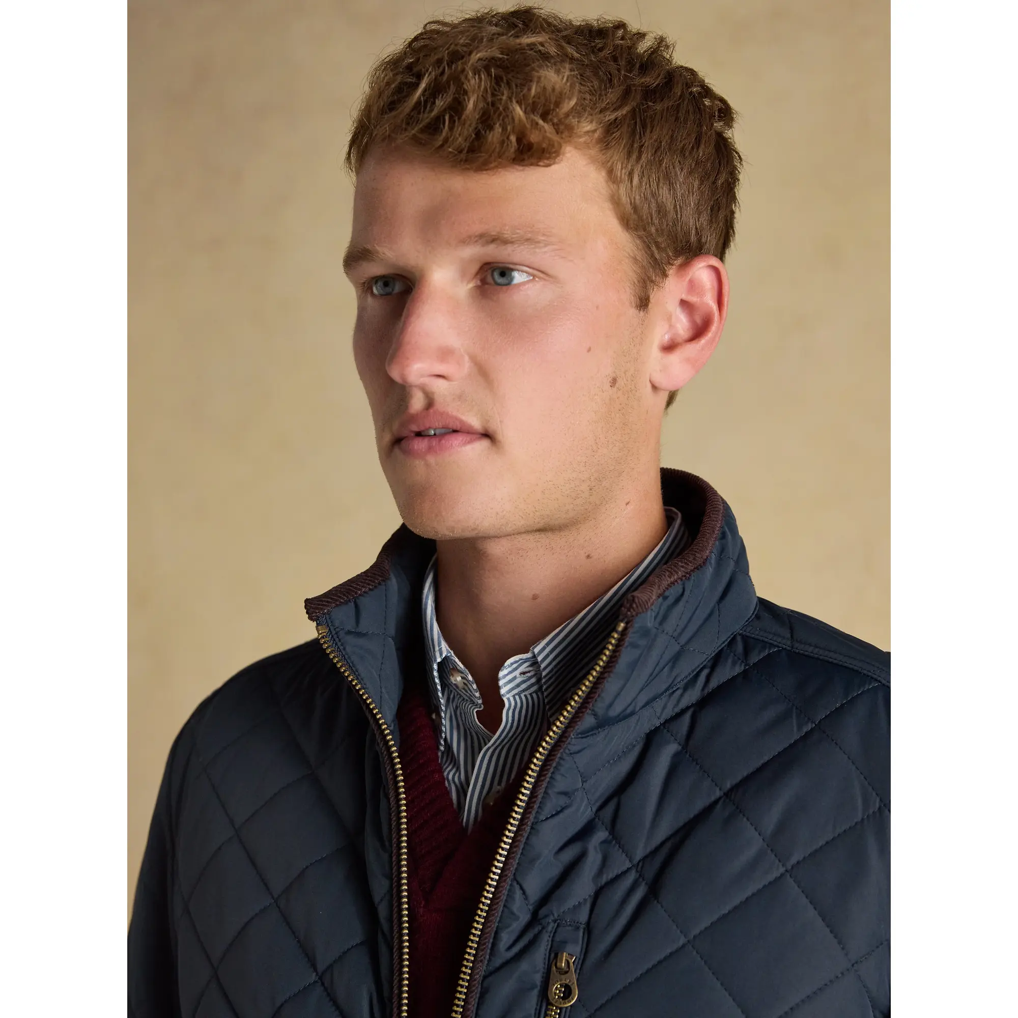Product image 7 of 9 of Joules Men's Maynard Diamond Quilted Jacket - Navy