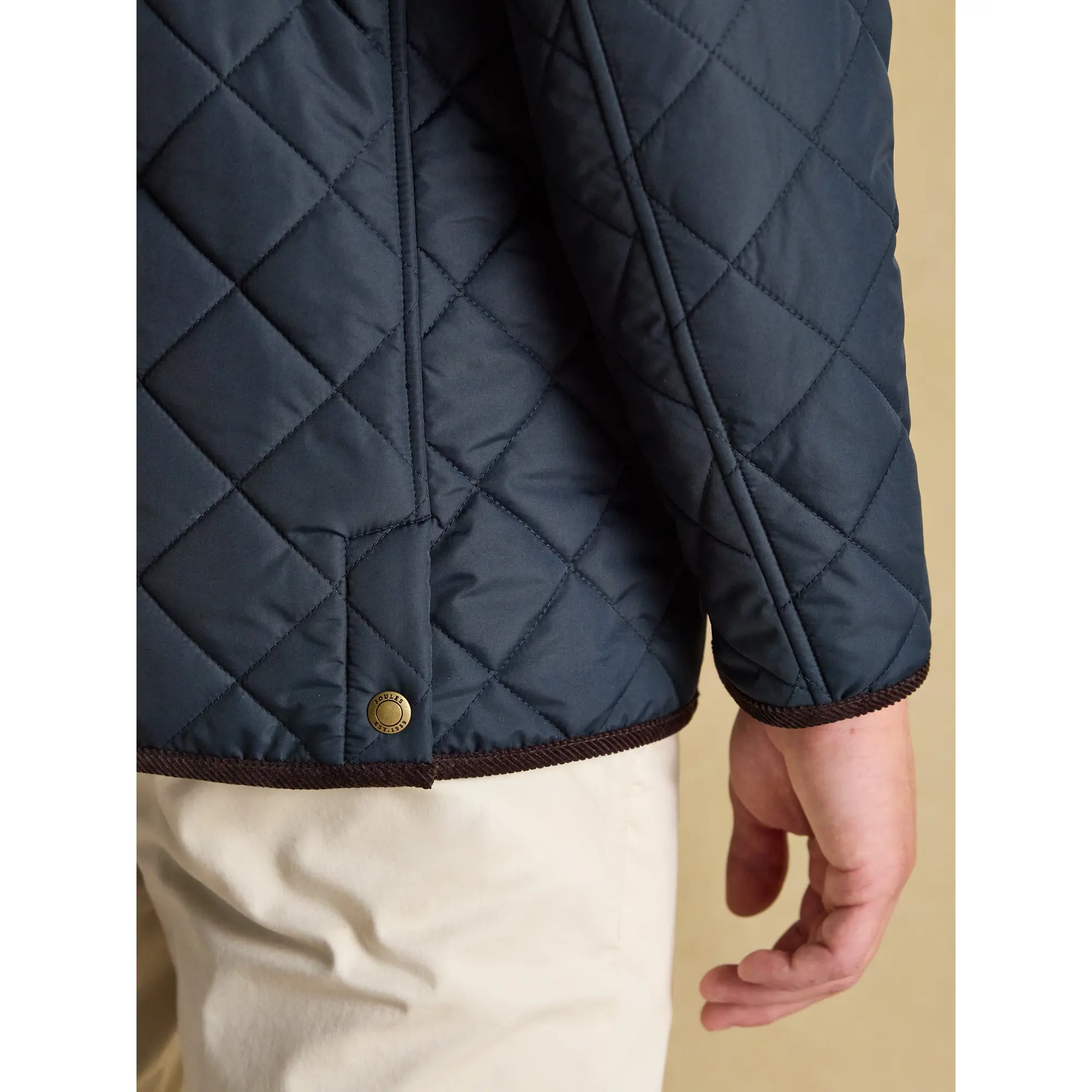 Product image 8 of 9 of Joules Men's Maynard Diamond Quilted Jacket - Navy