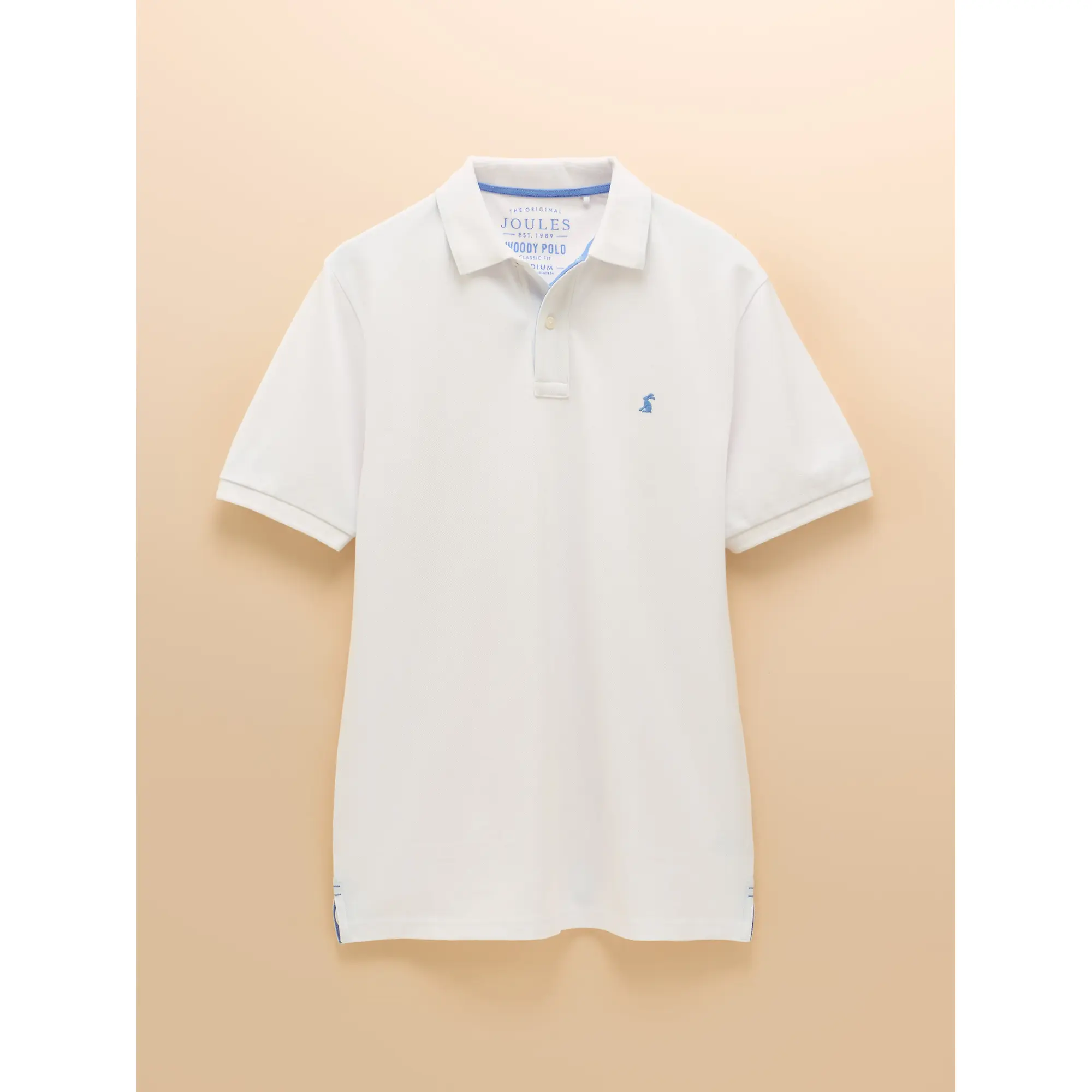 Product image 2 of 9 of Joules Men's Woody Cotton Pique Polo Shirt - White