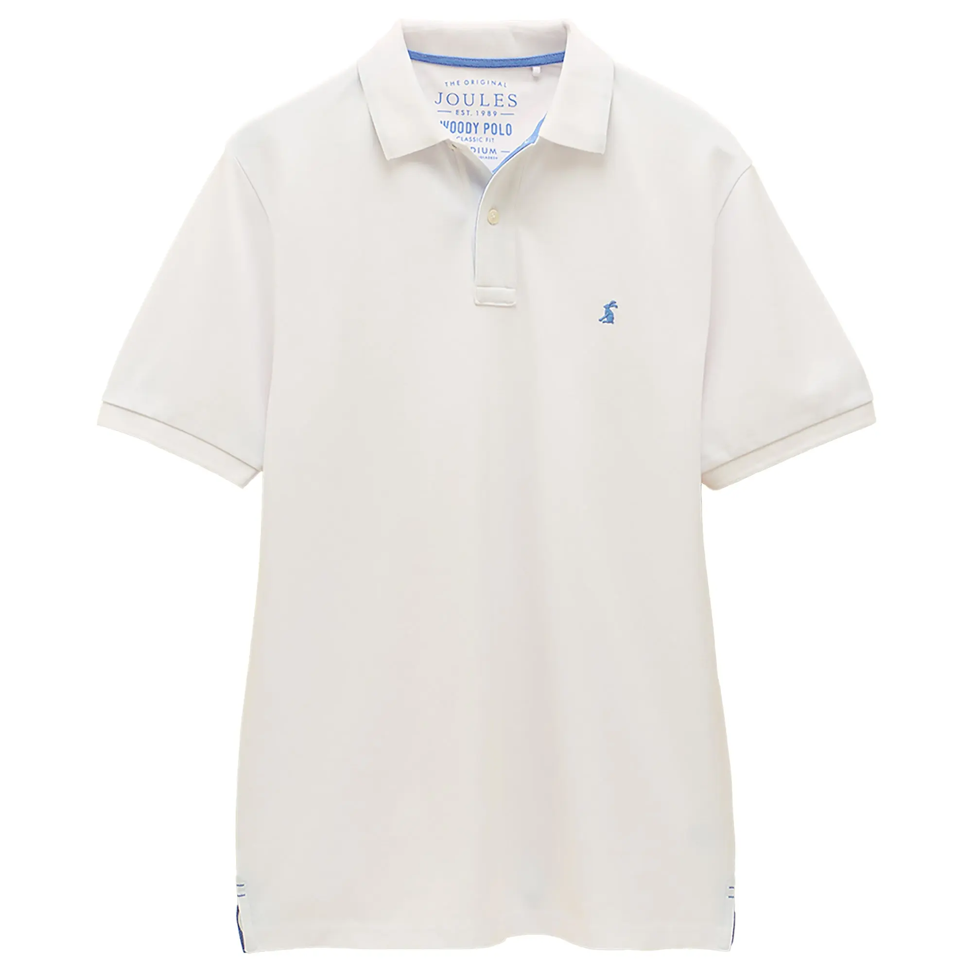 Product image 1 of 9 of Joules Men's Woody Cotton Pique Polo Shirt - White