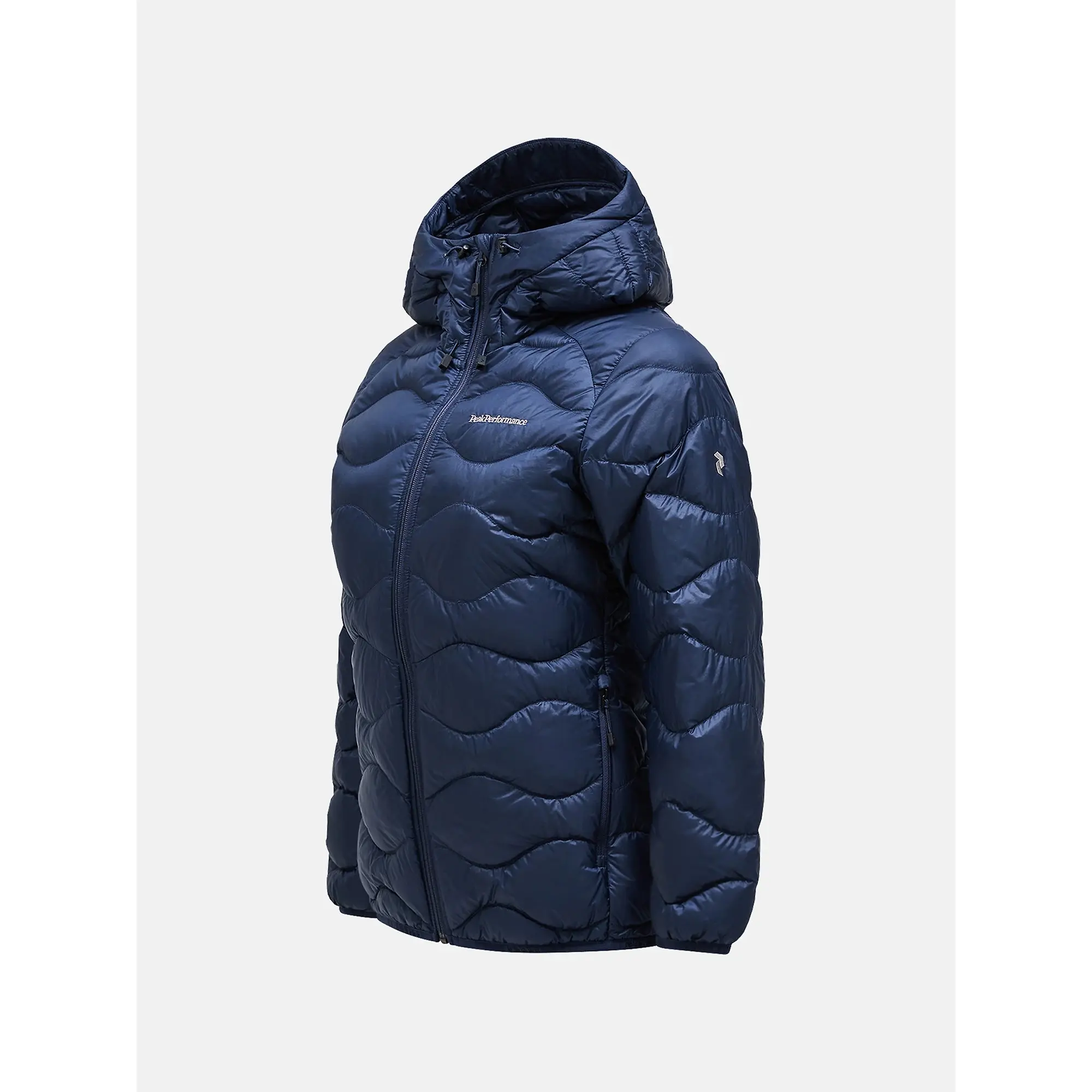 Product image 5 of 7 of Peak Performance Women's Helium Down Hooded Jacket - Blue Shadow