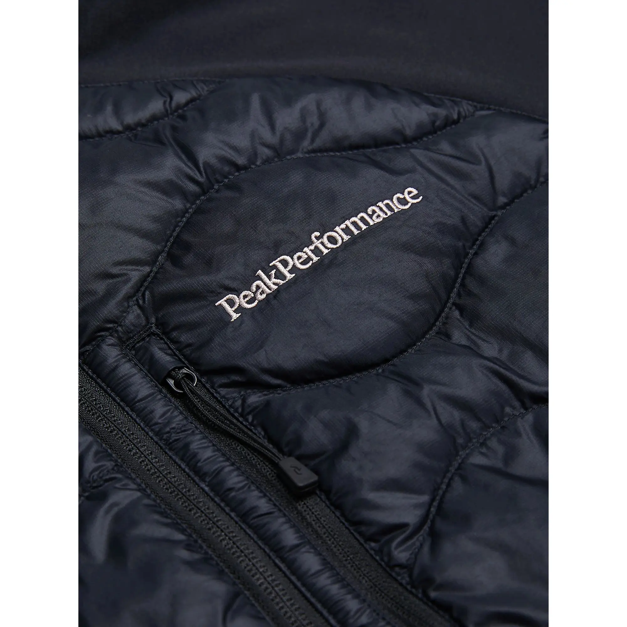 Product image 8 of 8 of Peak Performance Men's Helium Down Hybrid Hooded Jacket - Black