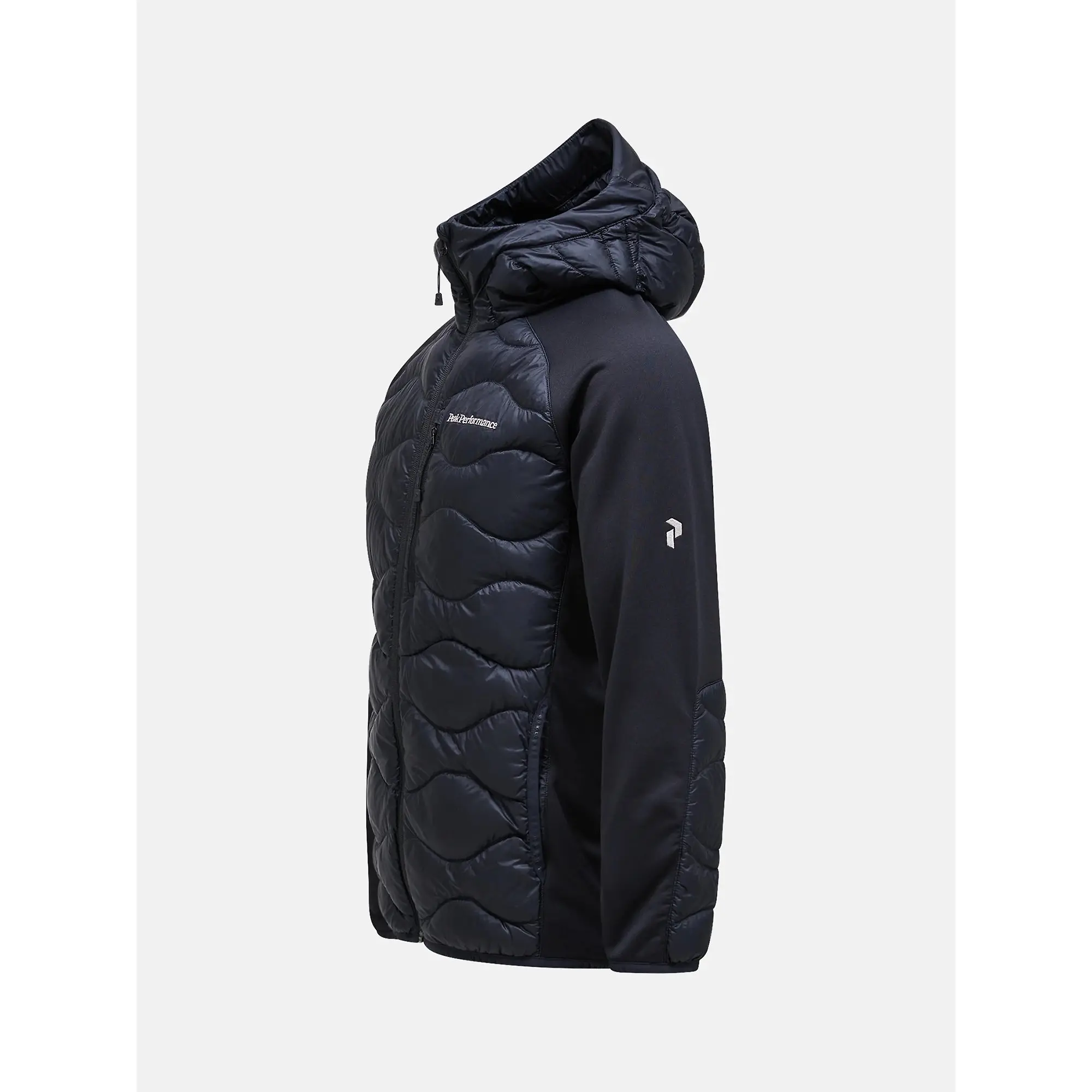 Product image 6 of 8 of Peak Performance Men's Helium Down Hybrid Hooded Jacket - Black
